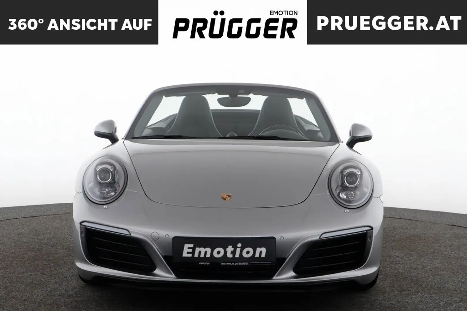 Porsche 911 991.2 Carrera Cabrio PDK CHRONO ABGAS SERVICE NEU Silber - 2