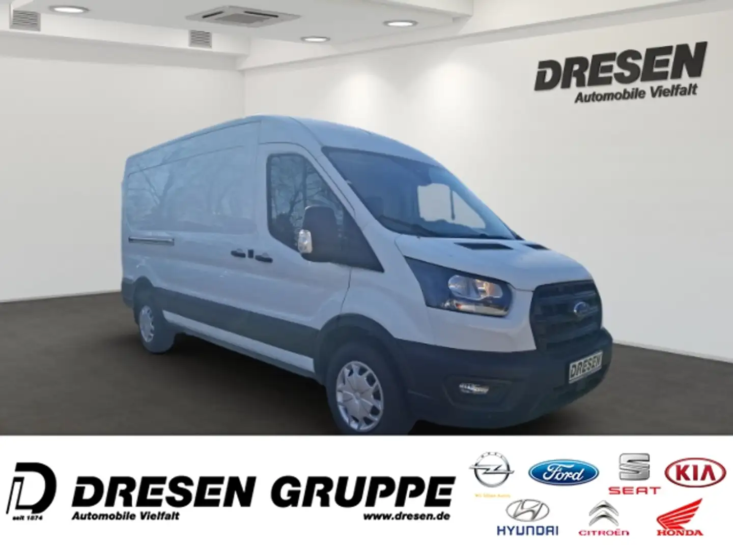 Ford Transit Kasten 350 L3 H2+Klima+Totwinkelassistent+Sitzheiz Weiß - 2