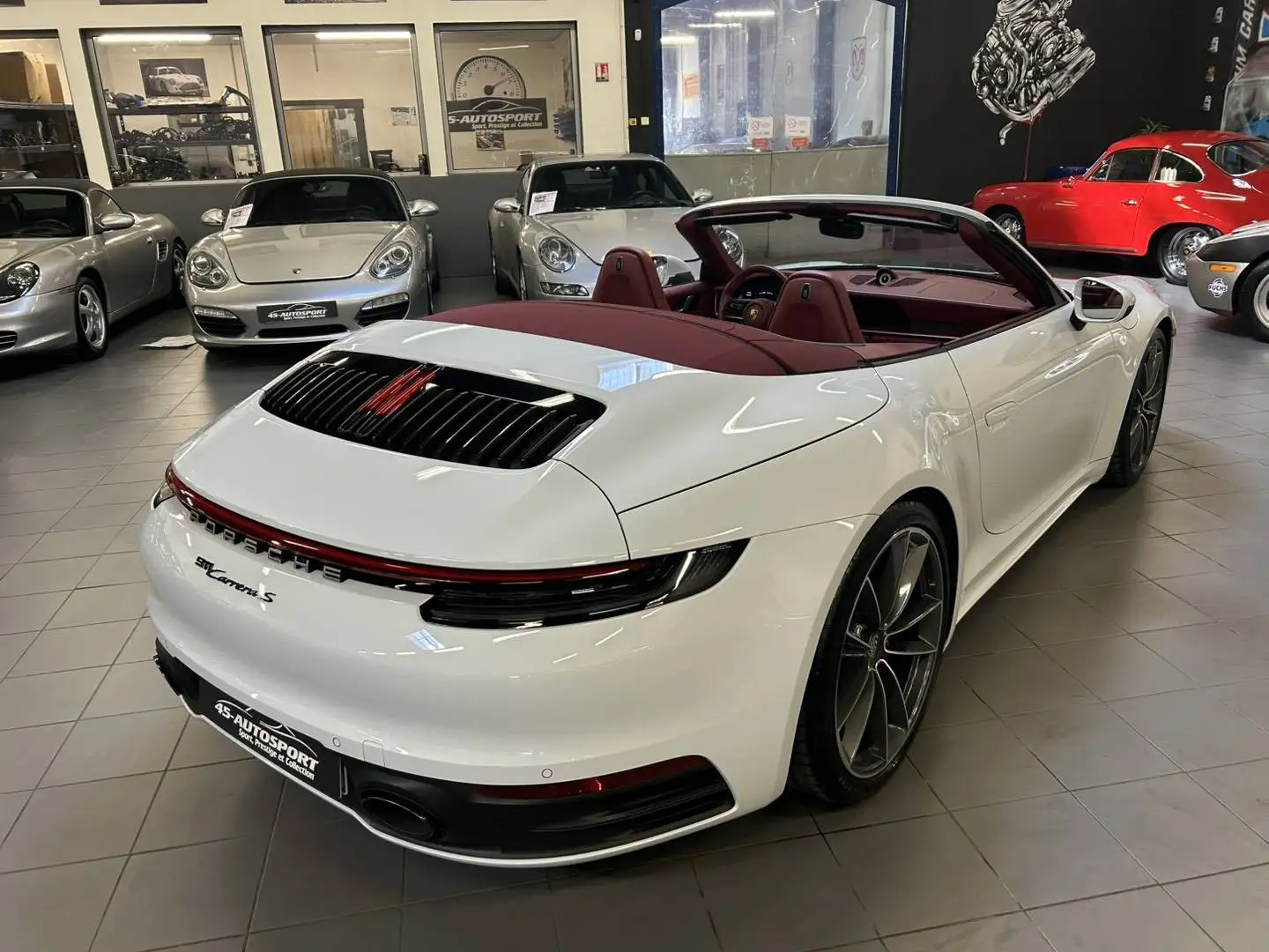 Porsche 911 992 CARRERA S CABRIOLET MALUS PAYE Weiß - 2