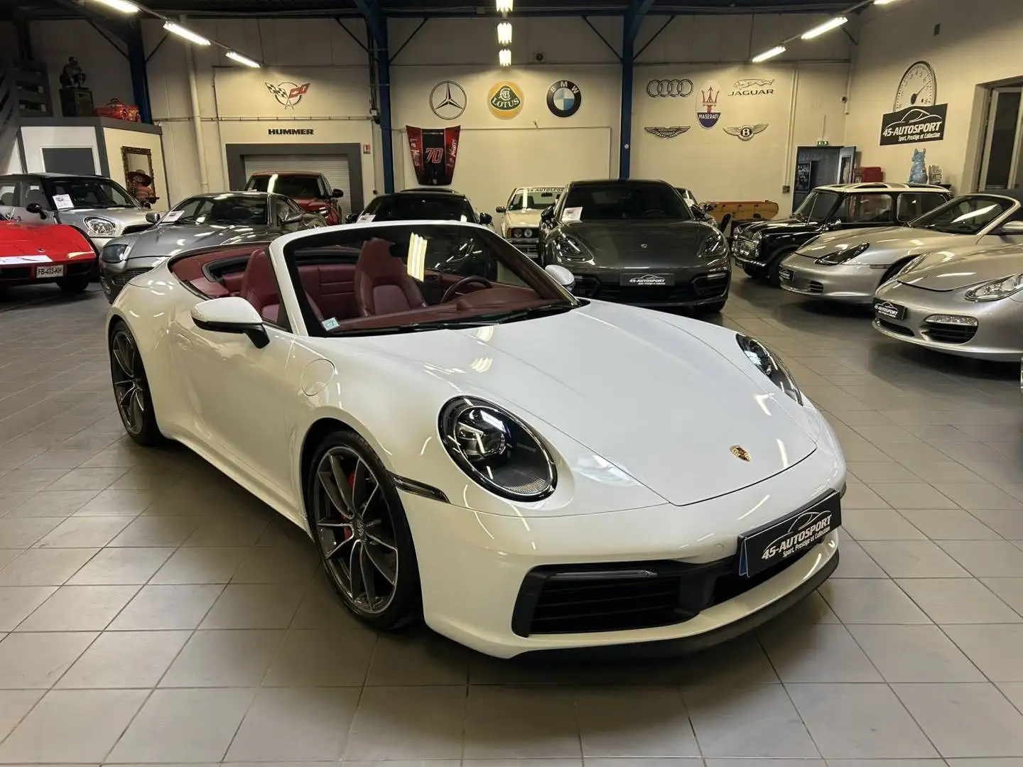 Porsche 911 992 CARRERA S CABRIOLET MALUS PAYE Weiß - 1