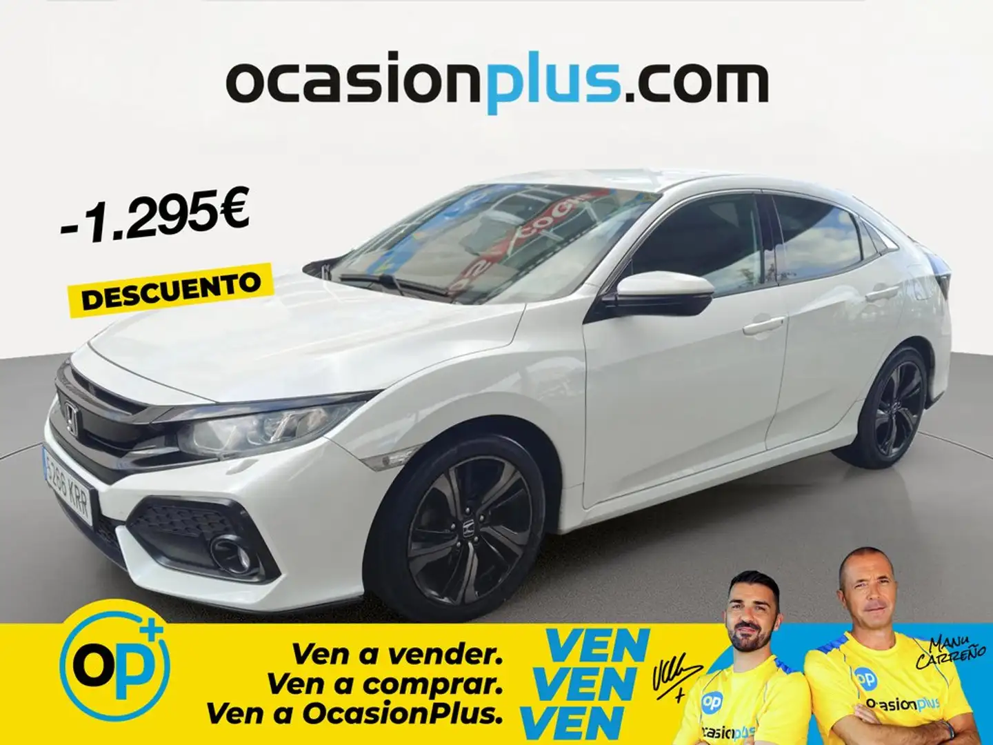 Honda Civic 1.0 VTEC Turbo Elegance Navi Blanco - 1