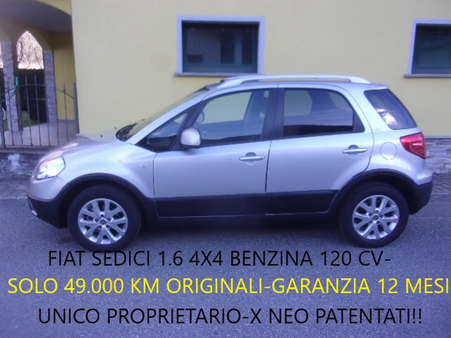 Fiat Sedici 1.6 16v Emotion 4x4 120cv-SOLO 49.000 KM!!! Plateado - 2