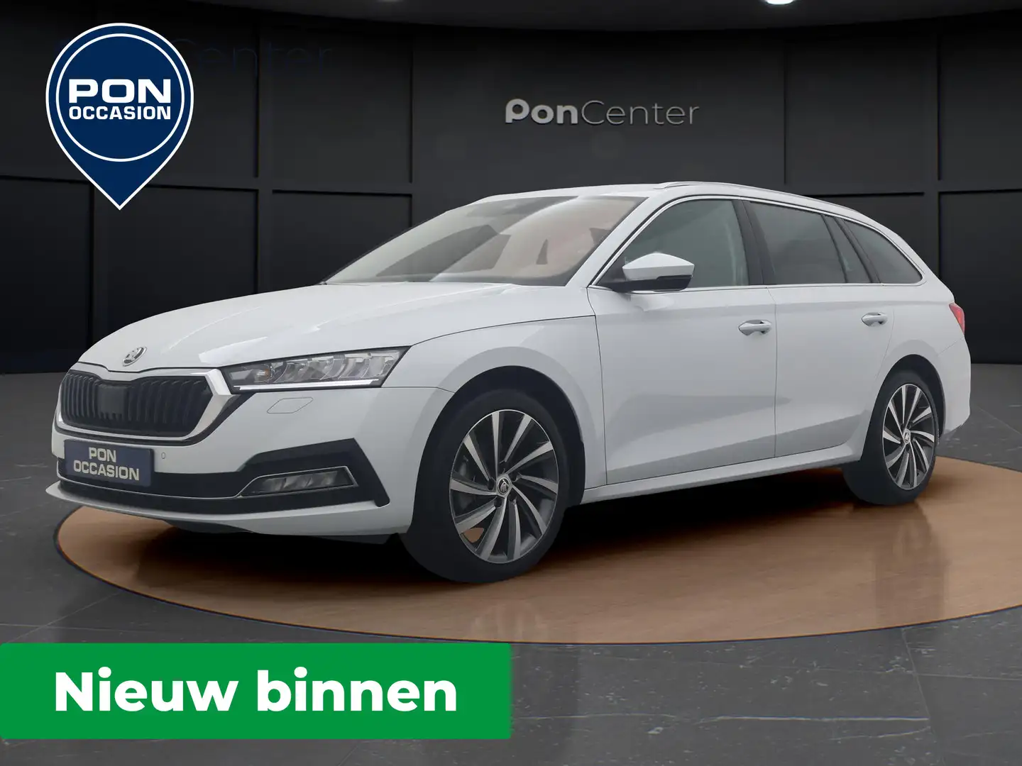 Skoda Octavia Combi 1.5 e-TSI Business Edition Plus | 18"| Elekt Wit - 1