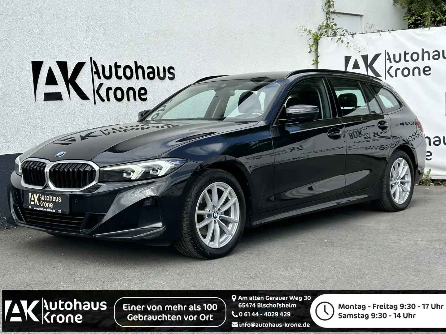 BMW 320 d Mild Hybrid xDrive *FACELIFT*CURVED* LED*AHK*SHZ Noir - 1