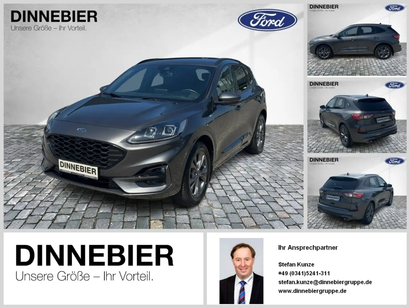 Ford Kuga ST-Line X LED+AHK+Kamera+Winterpaket Grigio - 1