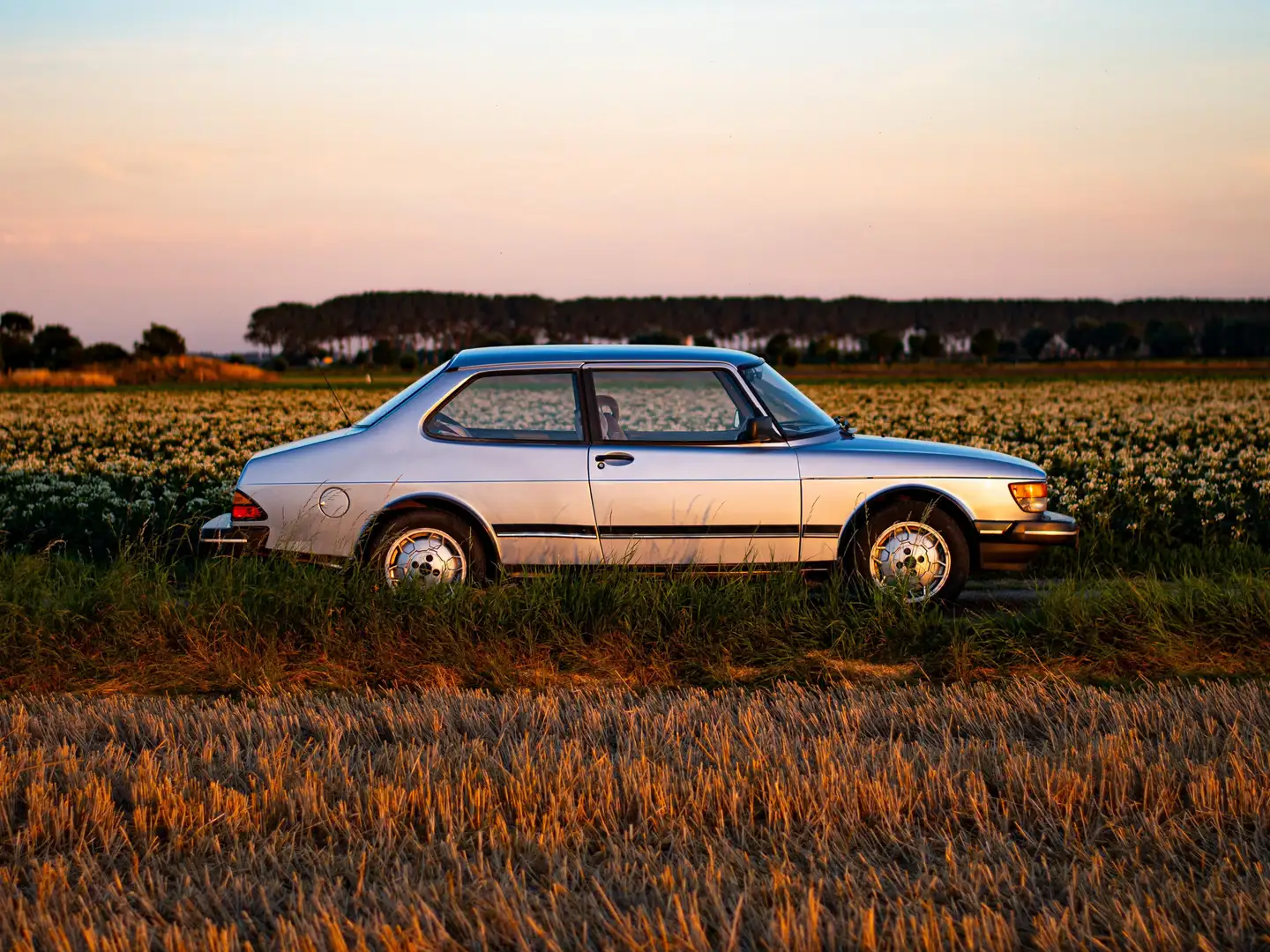 Saab 90 1985 Platinablauw Azul - 1