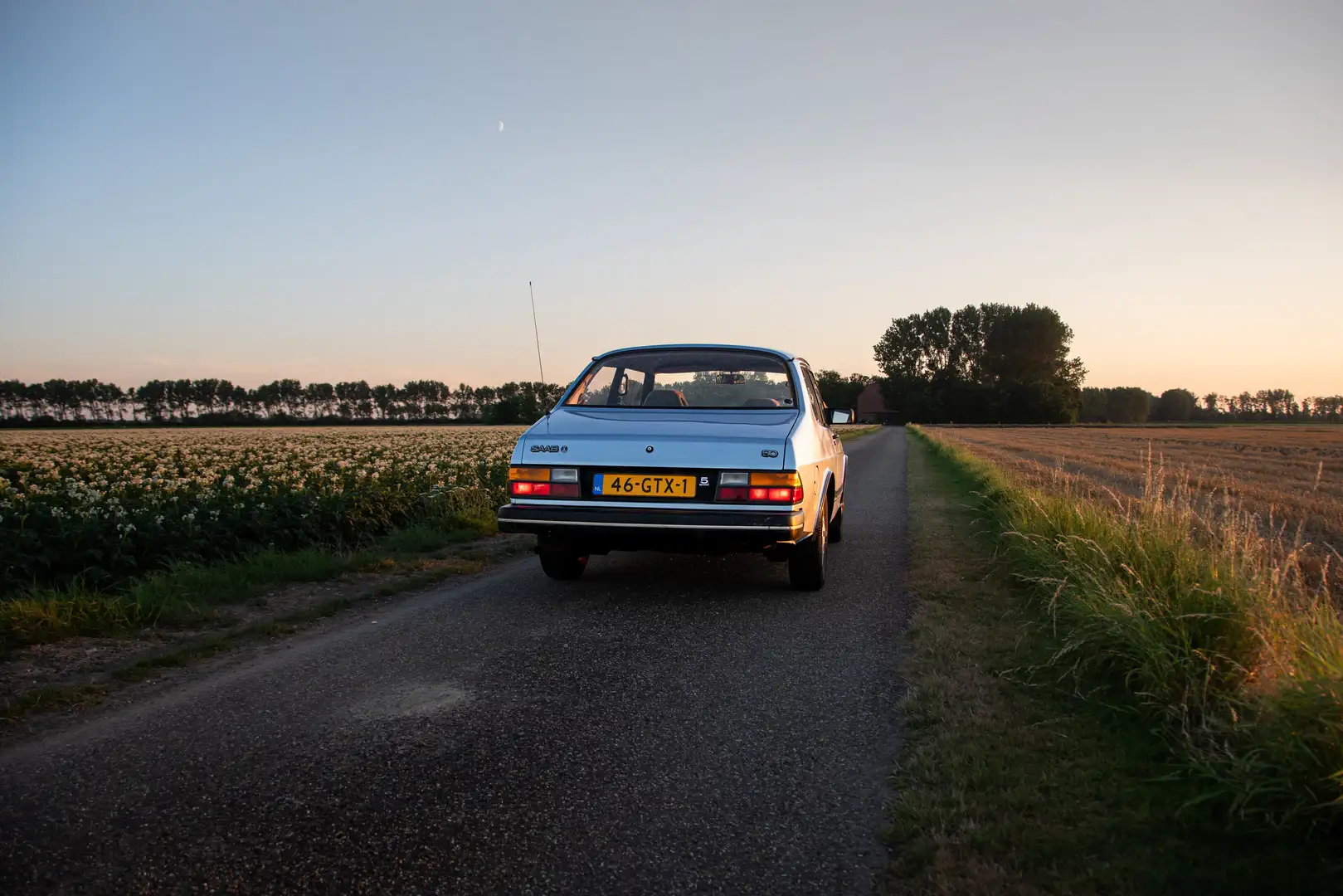 Saab 90 1985 Platinablauw Azul - 2