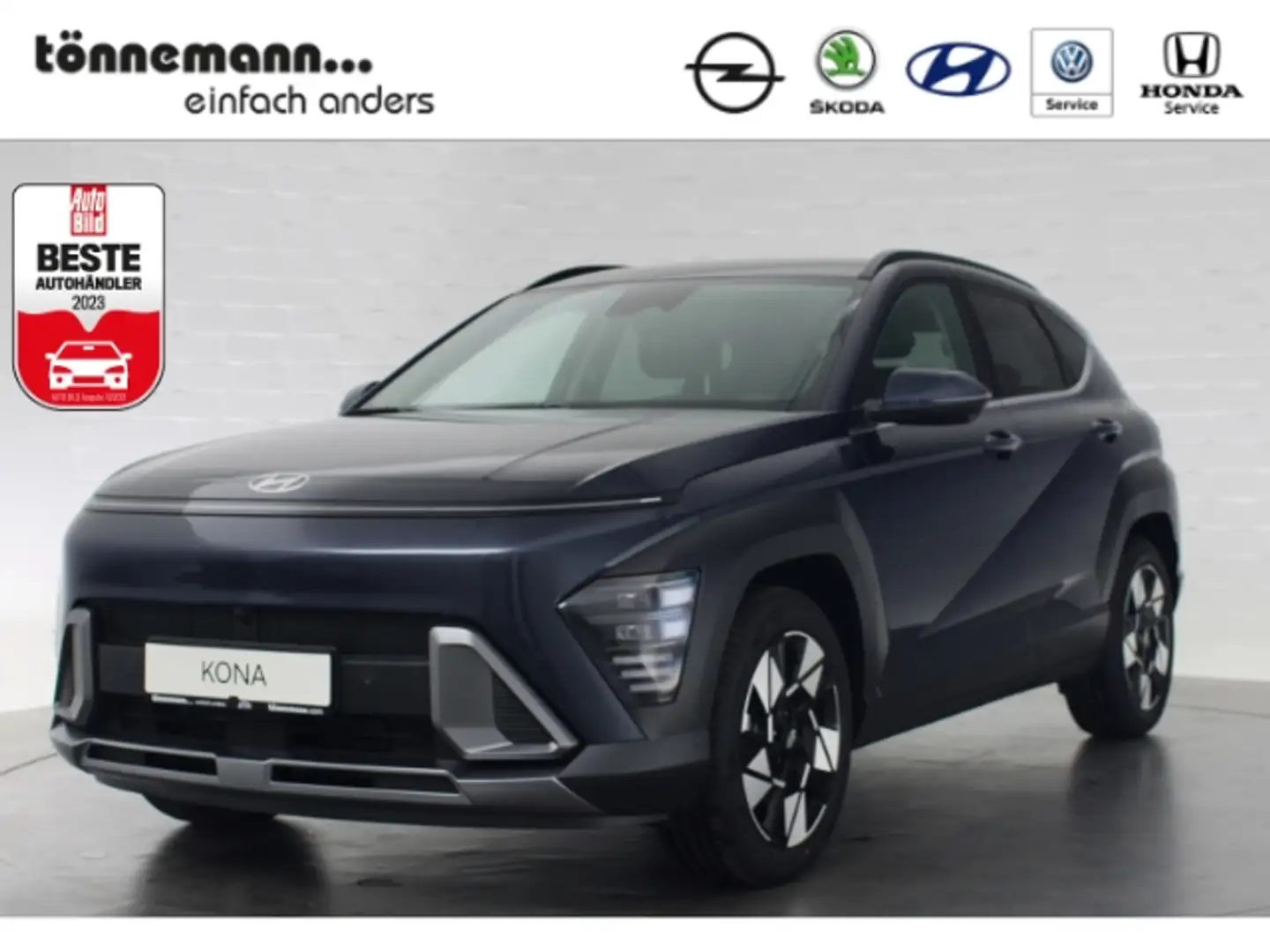 Hyundai KONA HEV PRIME DCT+ECO-SITZPAKET+360-GRAD-KAMERA+ACC+LE Blau - 1