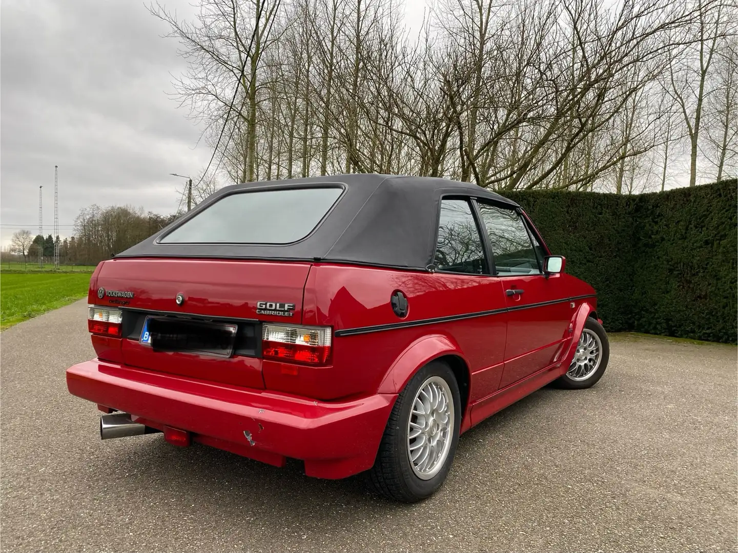 Volkswagen Golf Cabriolet Cabrio karman Rouge - 2