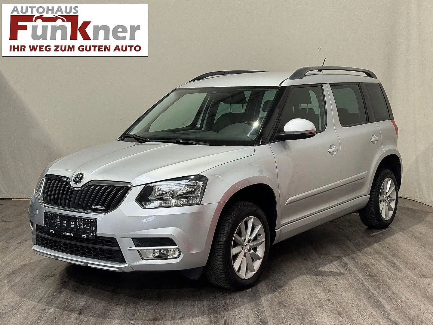 Skoda Yeti Greenline PDC LM LEDER SITZHEIZUNG 1-HAND Silber - 1