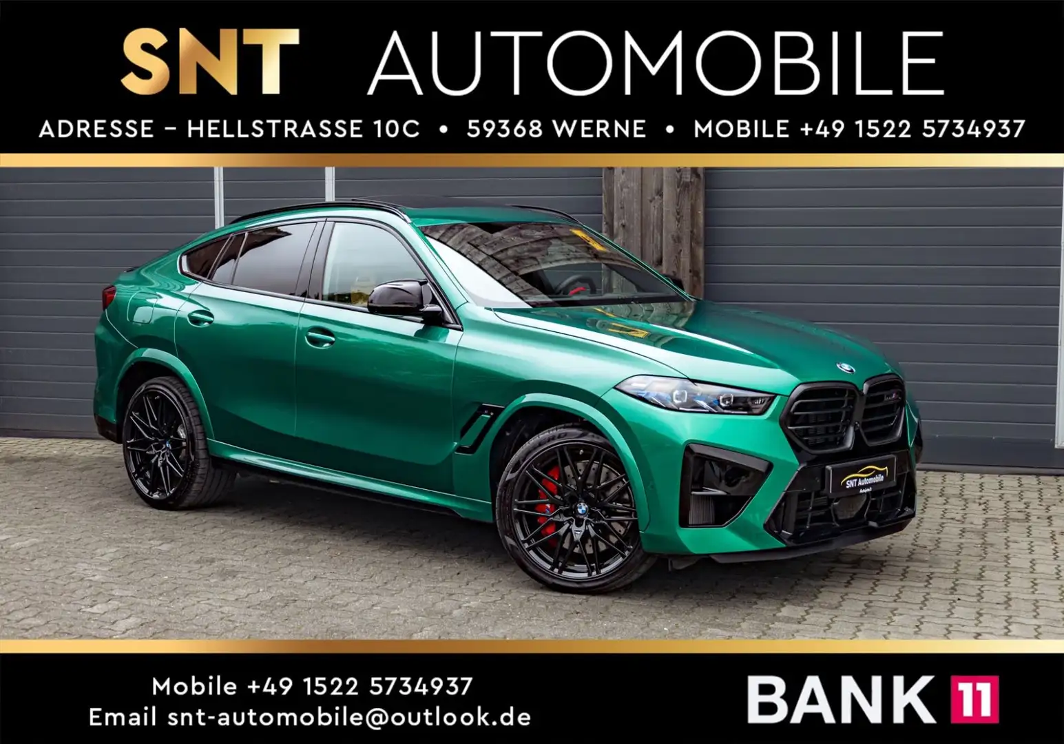 BMW X6 M Competition BMW Garantie NP:208.000 Vert - 1