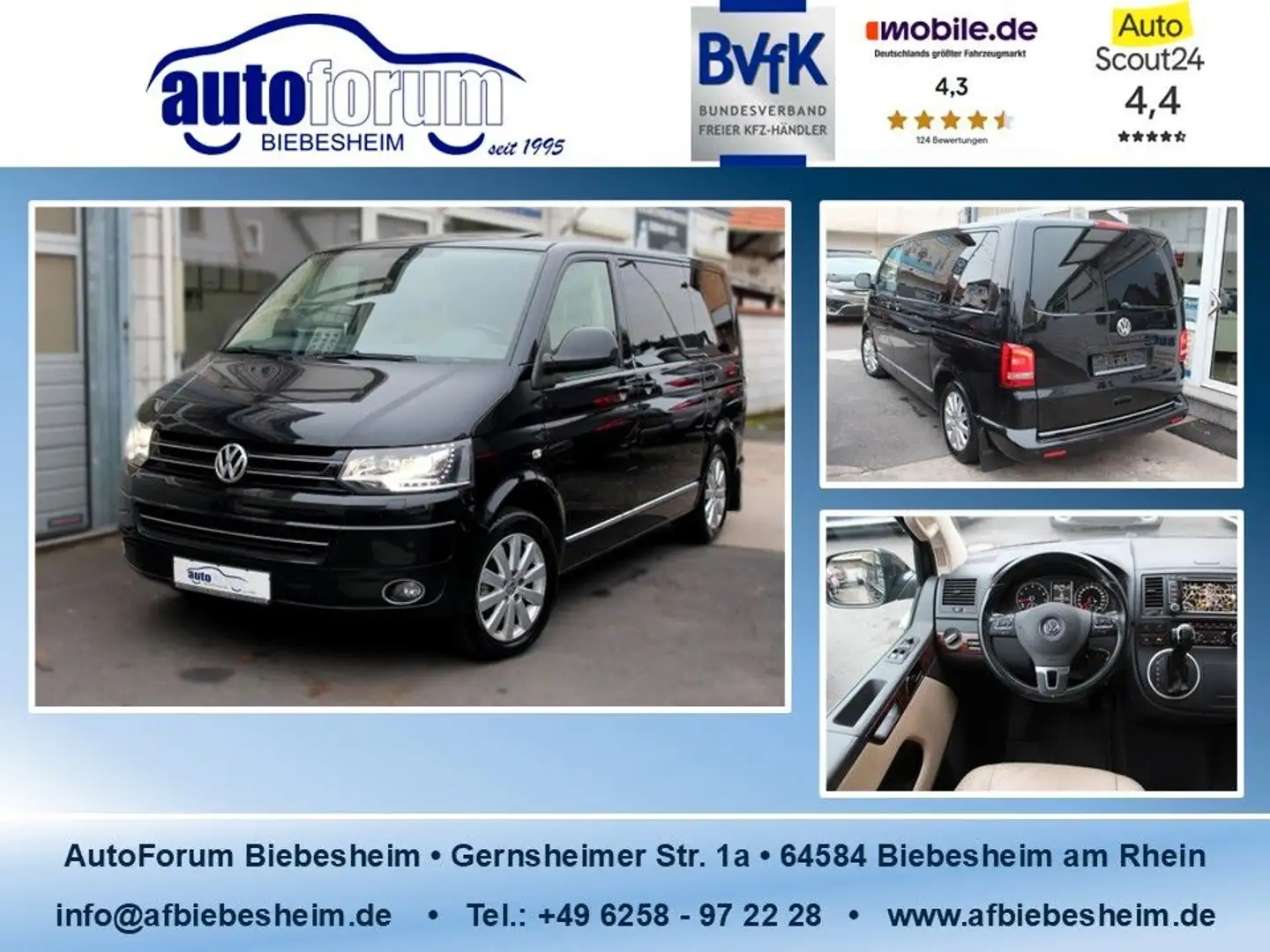 Volkswagen T5 Multivan 2.0 TSI Highline Standhzg*Pano*Xenon - 1