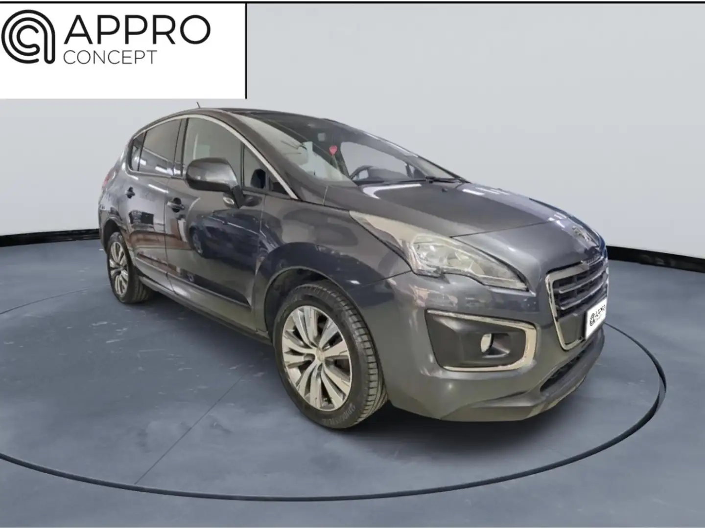 Peugeot 3008 1.6 BlueHDi S\u0026S - 120 - BV EAT6  Allure PHASE 2 Gris - 1