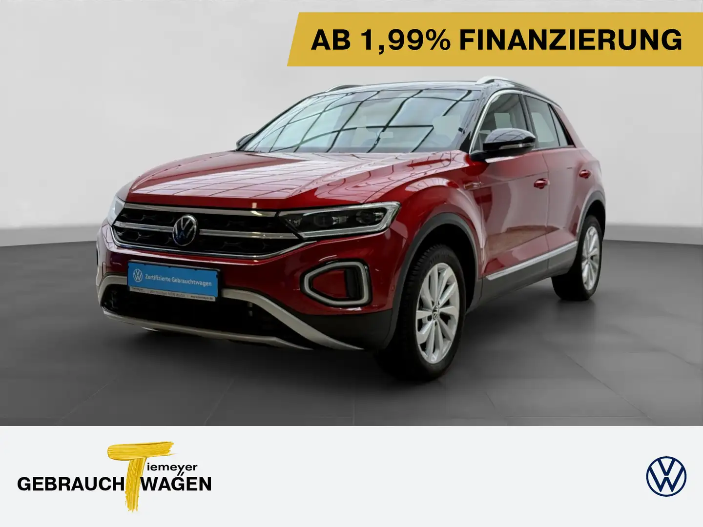Volkswagen T-Roc 1.5 TSI STYLE NAVI LED+ KAMERA VIRTUAL Rot - 1