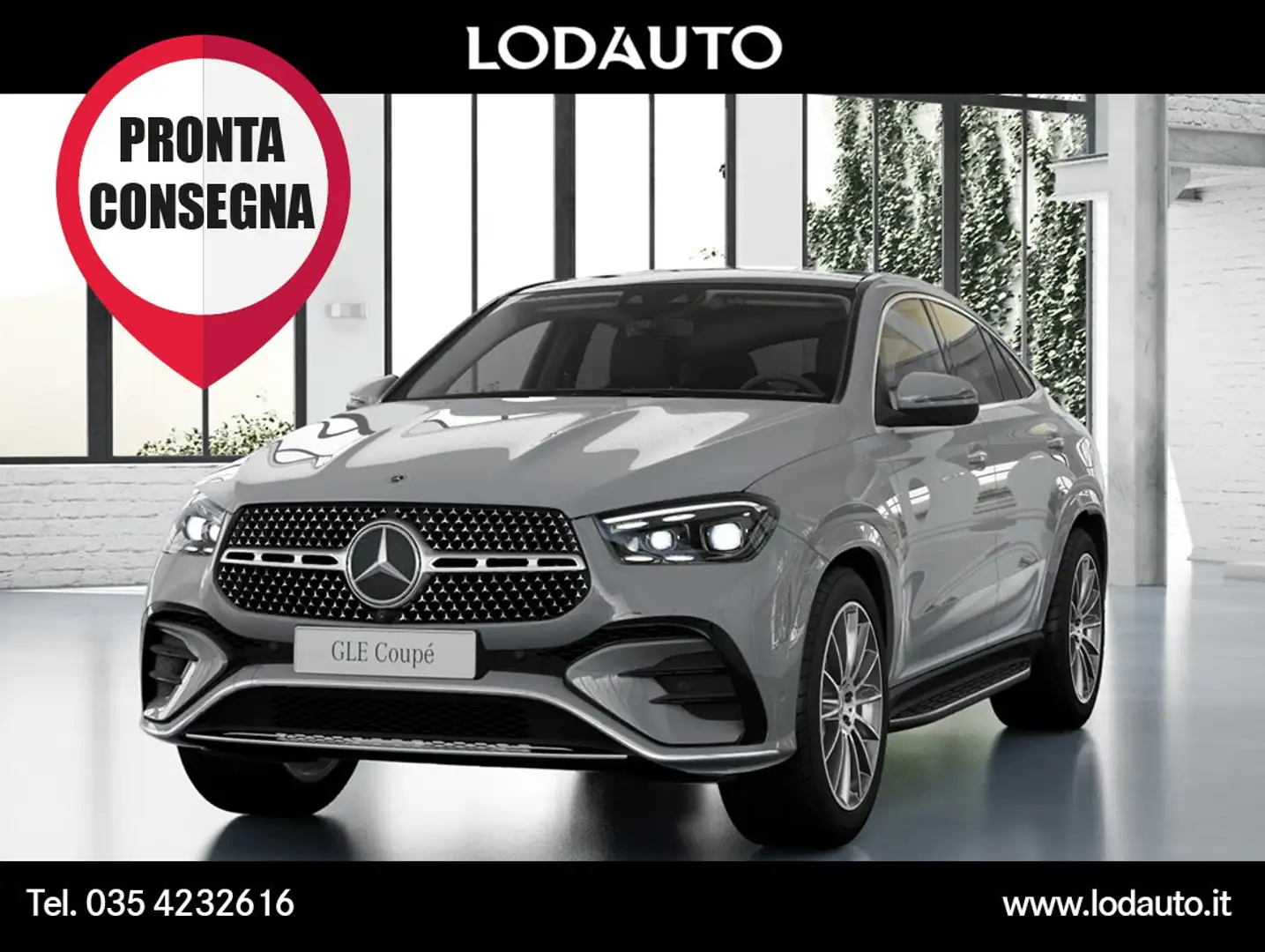 Mercedes-Benz GLE 350 GLE 350 de 4Matic Plug-in Hybrid Coupé AMG Line P Gris - 2