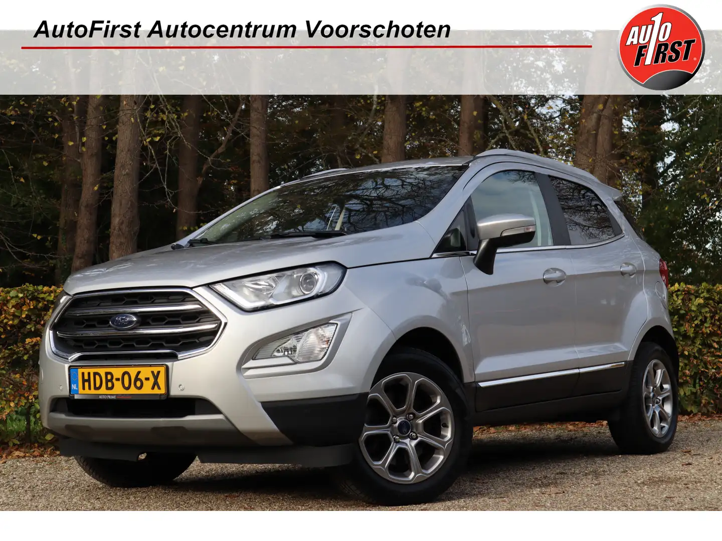 Ford EcoSport 1.0 EcoBoost Titanium | Automaat | Navi | Dealer o Grijs - 1