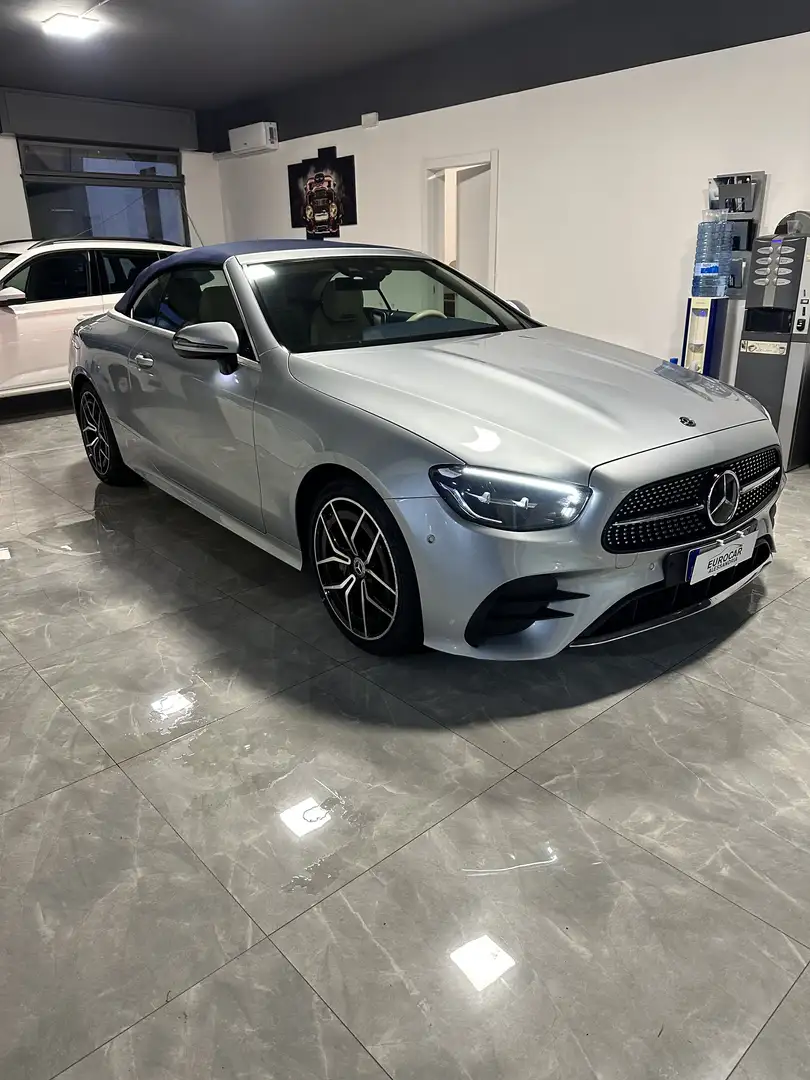 Mercedes-Benz E 220 Cabrio d Premium Plus 4matic UNICA IN ITALIA Argent - 2
