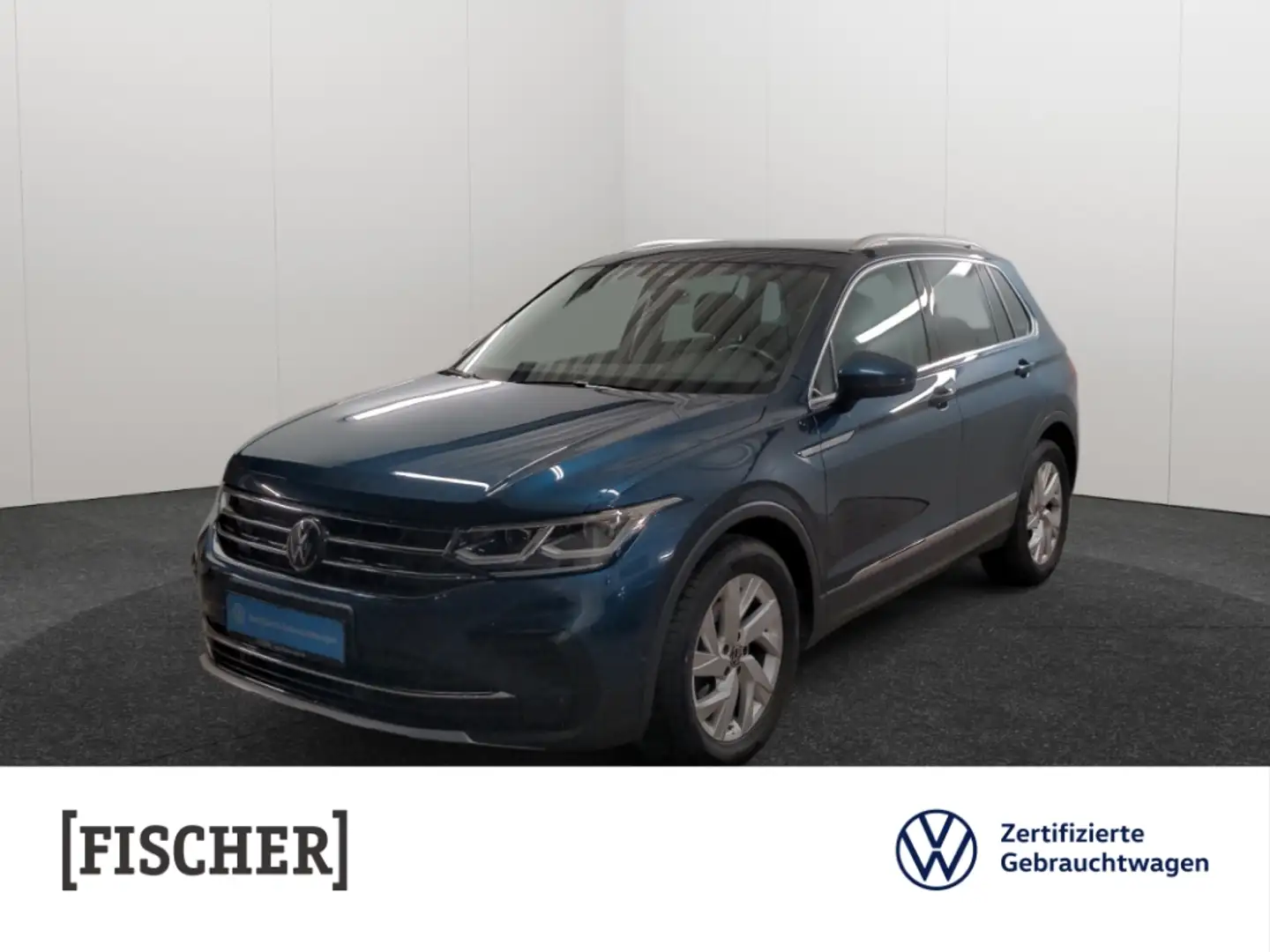 Volkswagen Tiguan 2.0TDI Elegance Matrix AHK Navi 360° ACC Blau - 1
