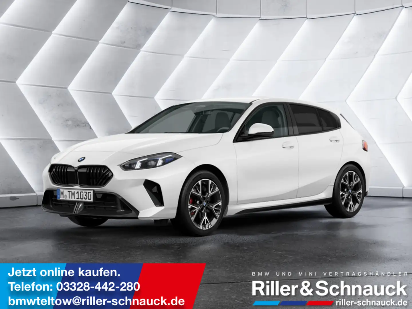 BMW 118 d M-Sport PDC SHZ KAMERA NAVI AHK ACC LED Weiß - 1