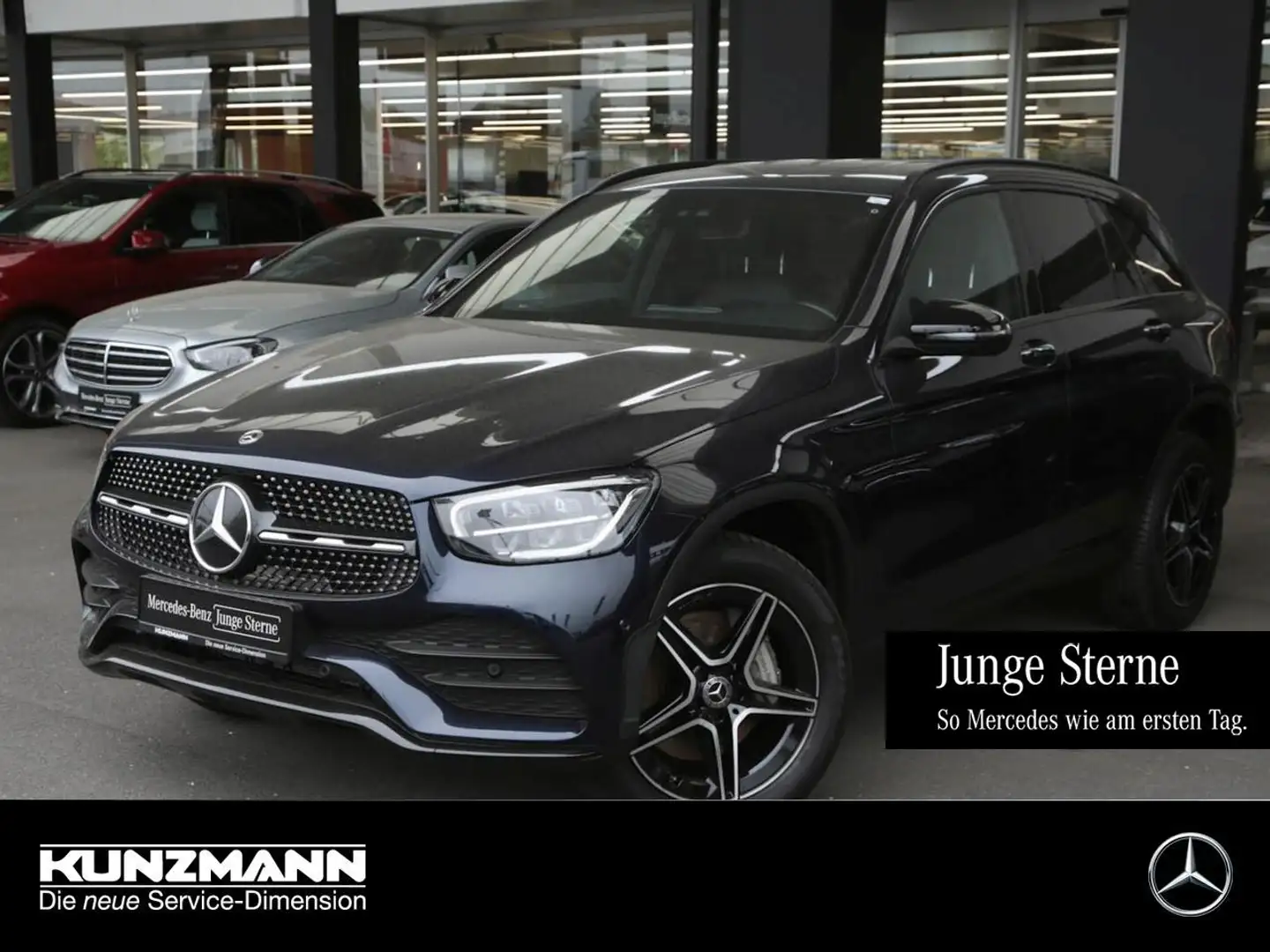 Mercedes-Benz GLC 300 de 4M AMG Night MBUXNavi+ Easy-P Kamera Azul - 1