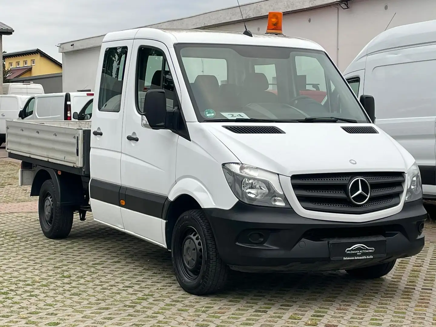 Mercedes-Benz Sprinter 310 CDI//Pritsche DOKA//2.H//AHK//TOP// Blanc - 1