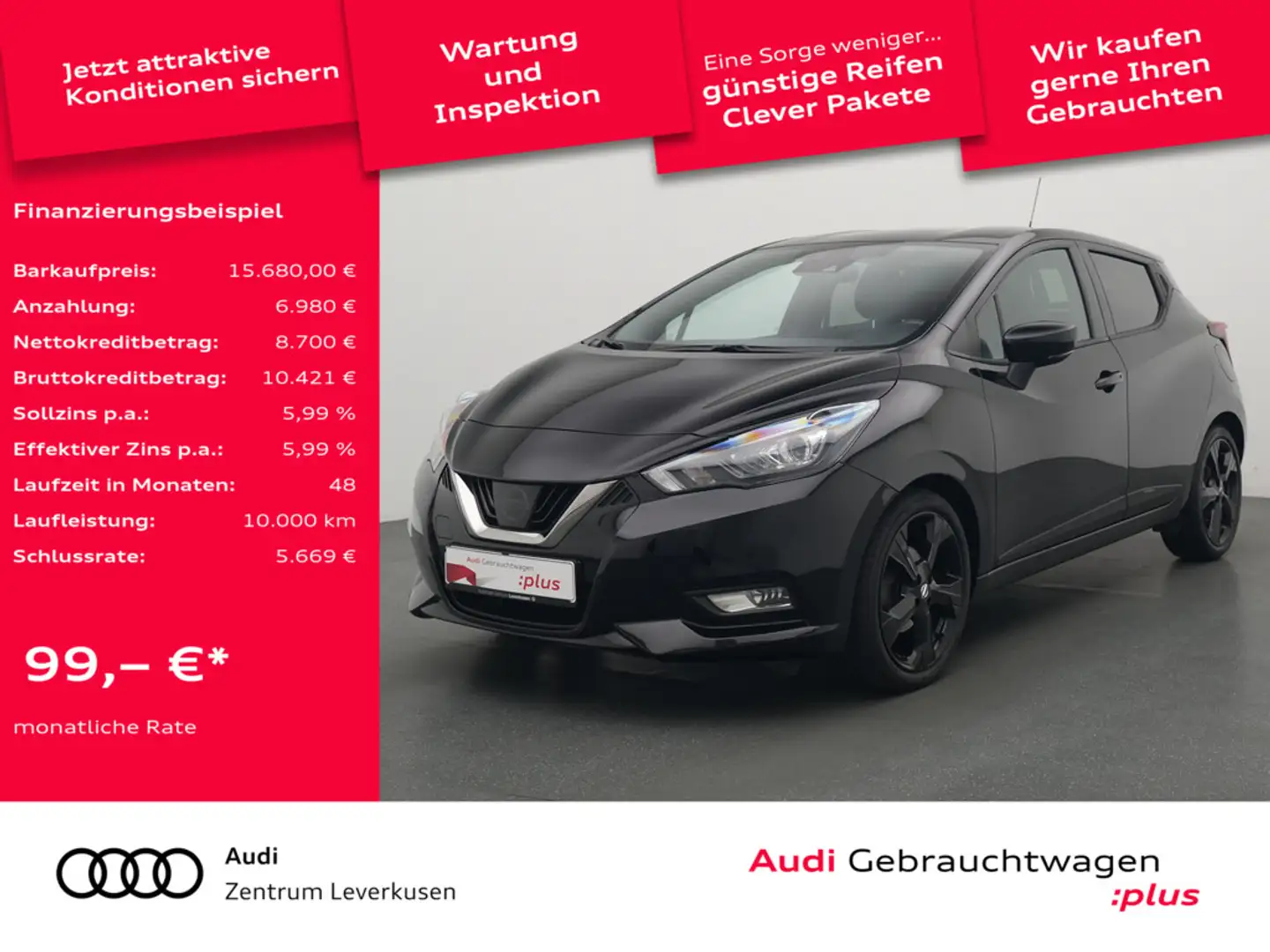 Nissan Micra IG-T N-Sport NAVI BOSE KAM SHZ LEDER Schwarz - 1