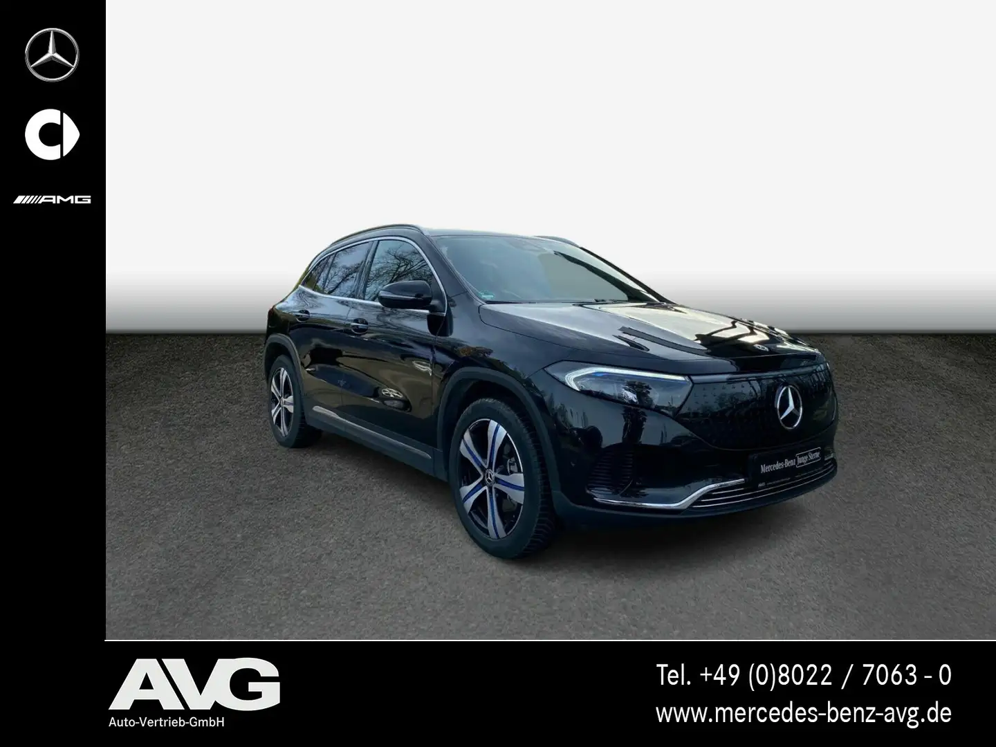 Mercedes-Benz EQA 350 EQA 350 4MATIC PROGRESSIVE DIST|RFK|LED|TOTW|AHK Schwarz - 2