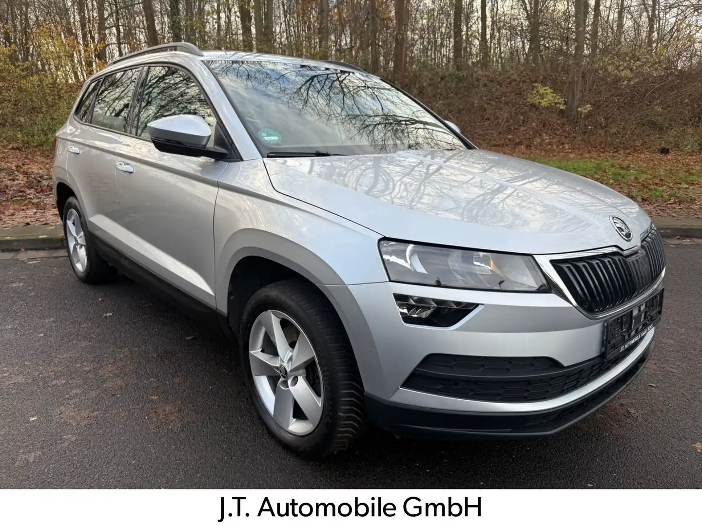Skoda Karoq Ambition,Klimaanlage,Navi,erstehand,E6 Argent - 1