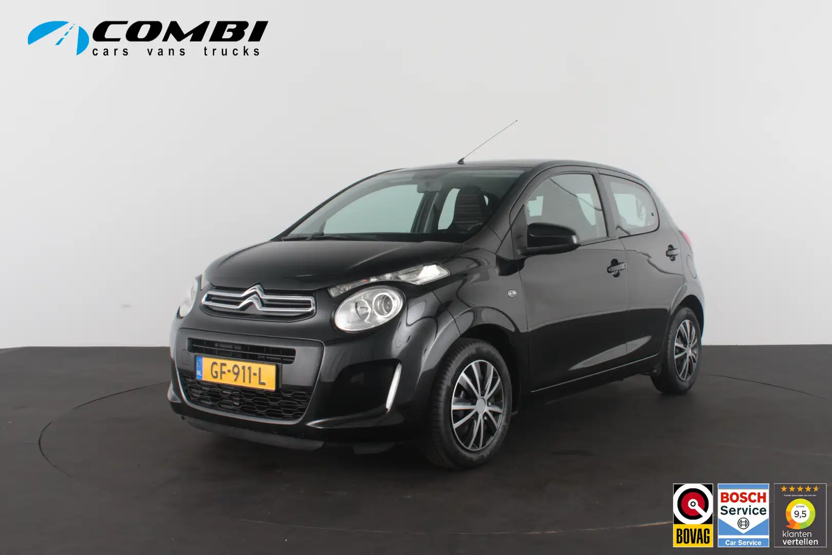 Citroen C1 1.0 e-VTi Feel  Trekhaak/12 maand BOVAG garantie. Zwart - 1