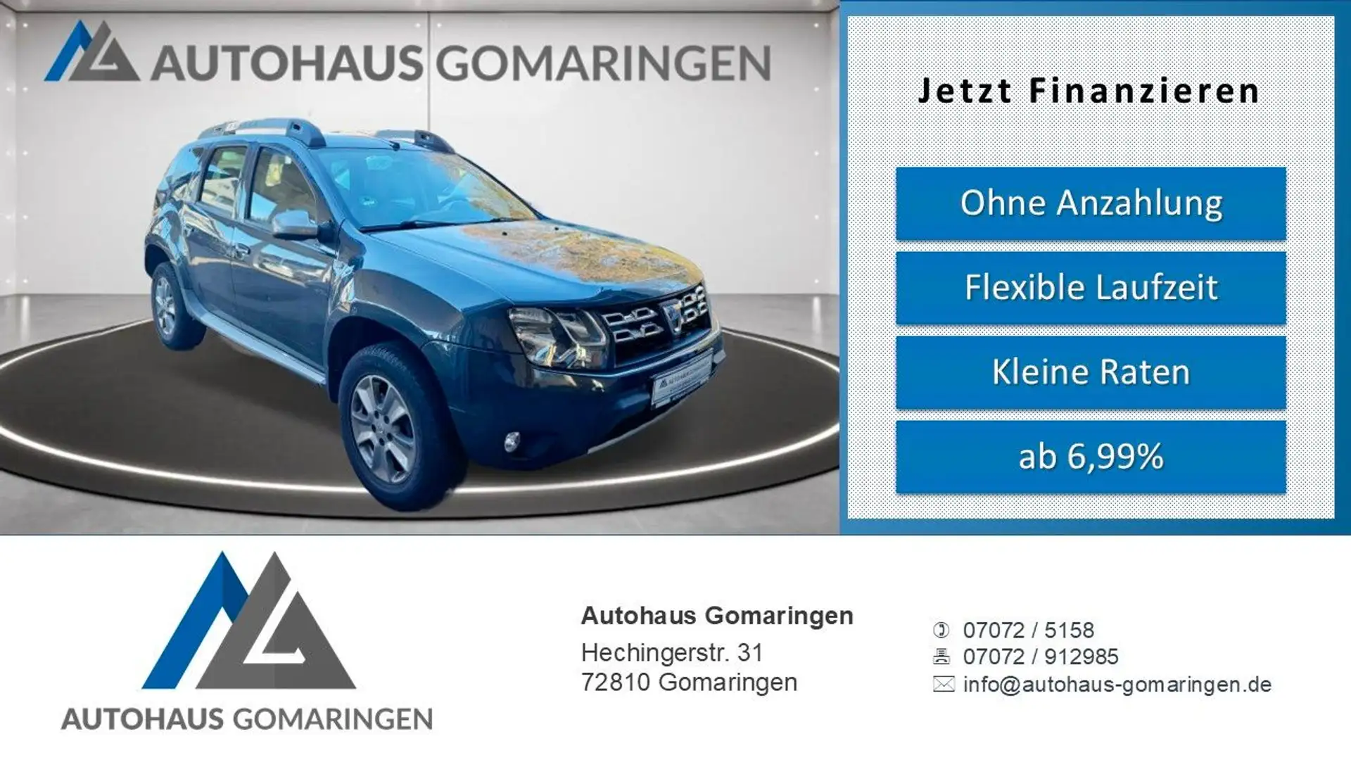 Dacia Duster I Prestige 4x2*NAVI*AHK*LEDER*FES*DR* Gris - 1
