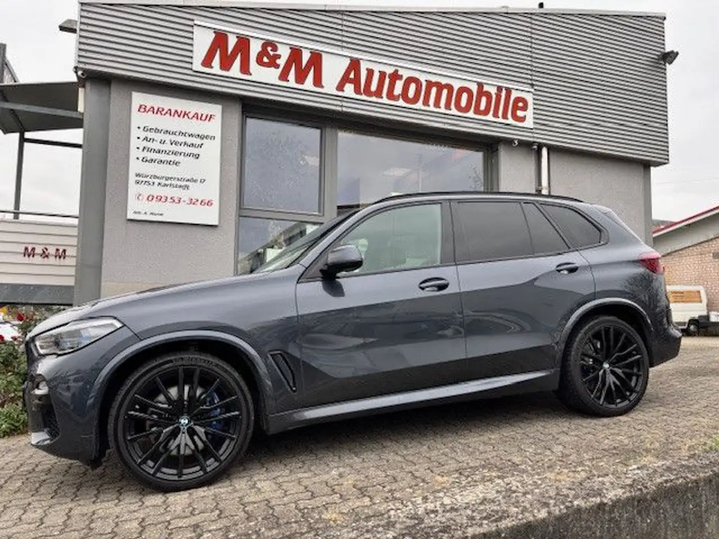 BMW X5 M d 62000km!!! *LASER+22"+LUFT+HUD+CAM* Gris - 1