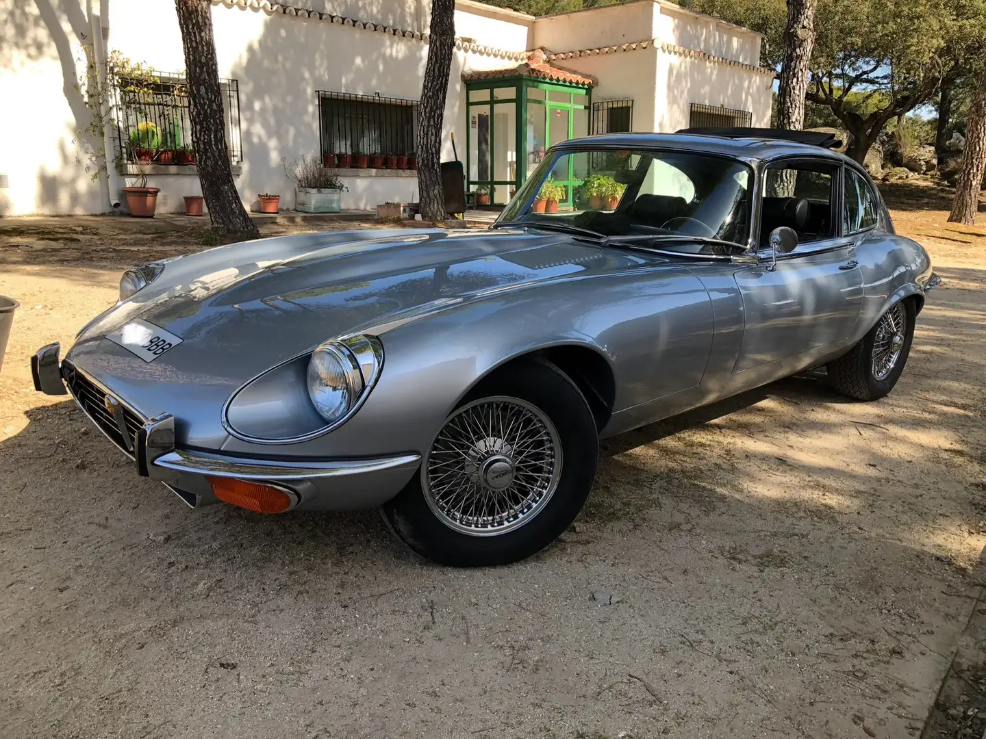 Jaguar E-Type Serie 3 V12  5300cc 275cv srebrna - 1