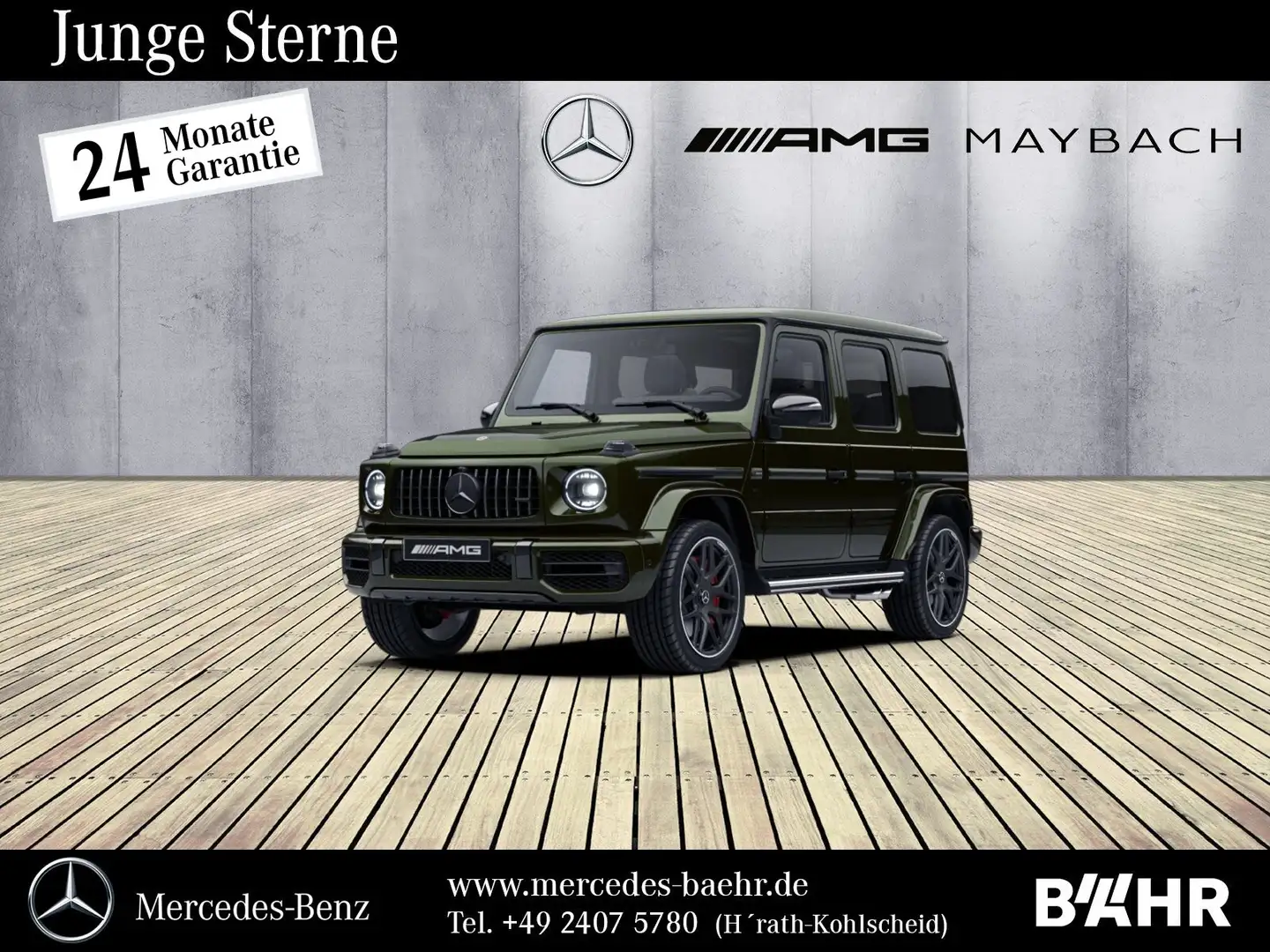 Mercedes-Benz G 63 AMG G 63 AMG Night/Comand/LED/Burmester/360°/LMR22" Vert - 1