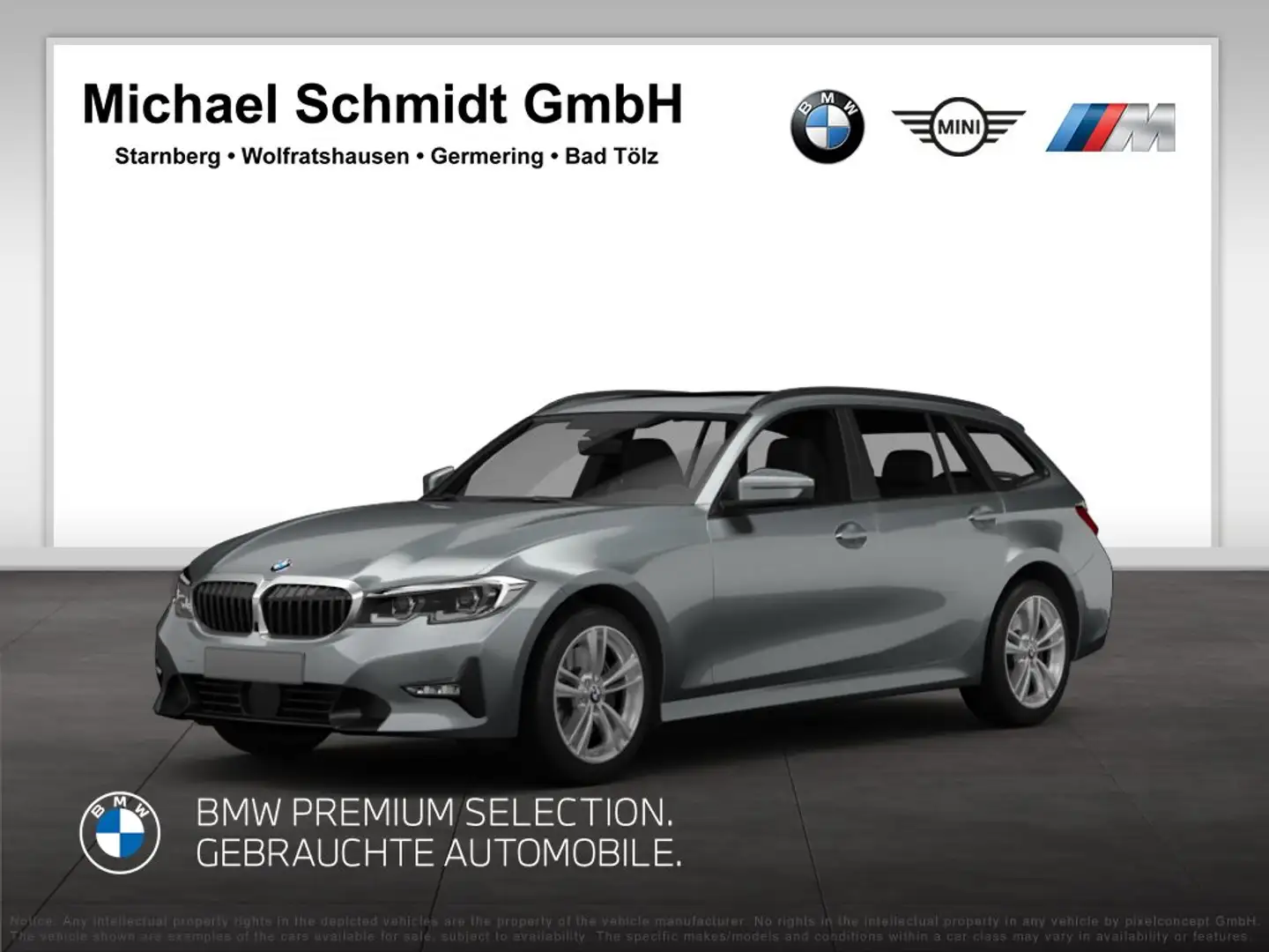 BMW 320 d xDrive Touring M Sportpaket HK HiFi DAB Grau - 1