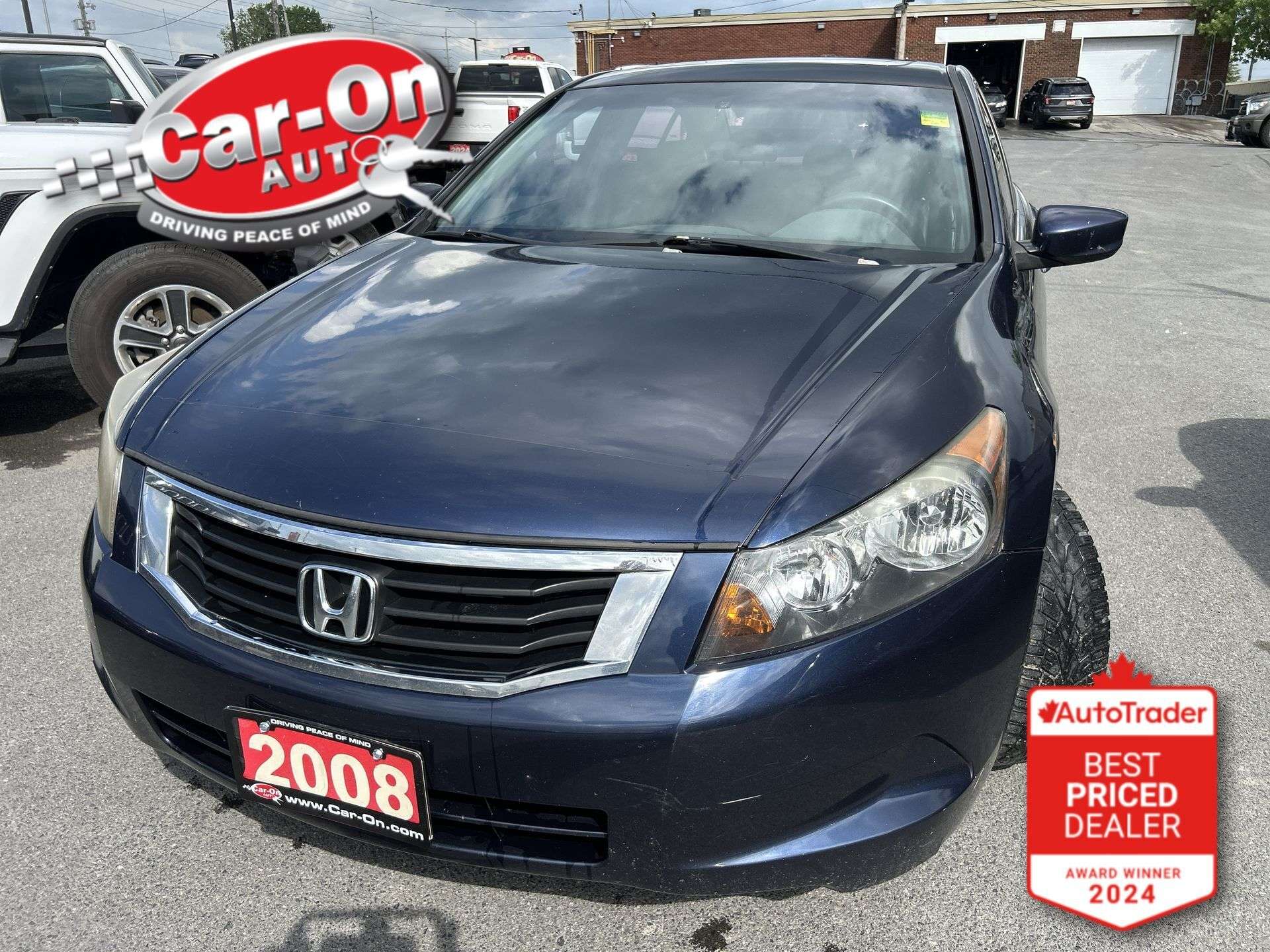 Blue 2008 Honda Accord EX Sedan Front-Wheel Drive Automatic