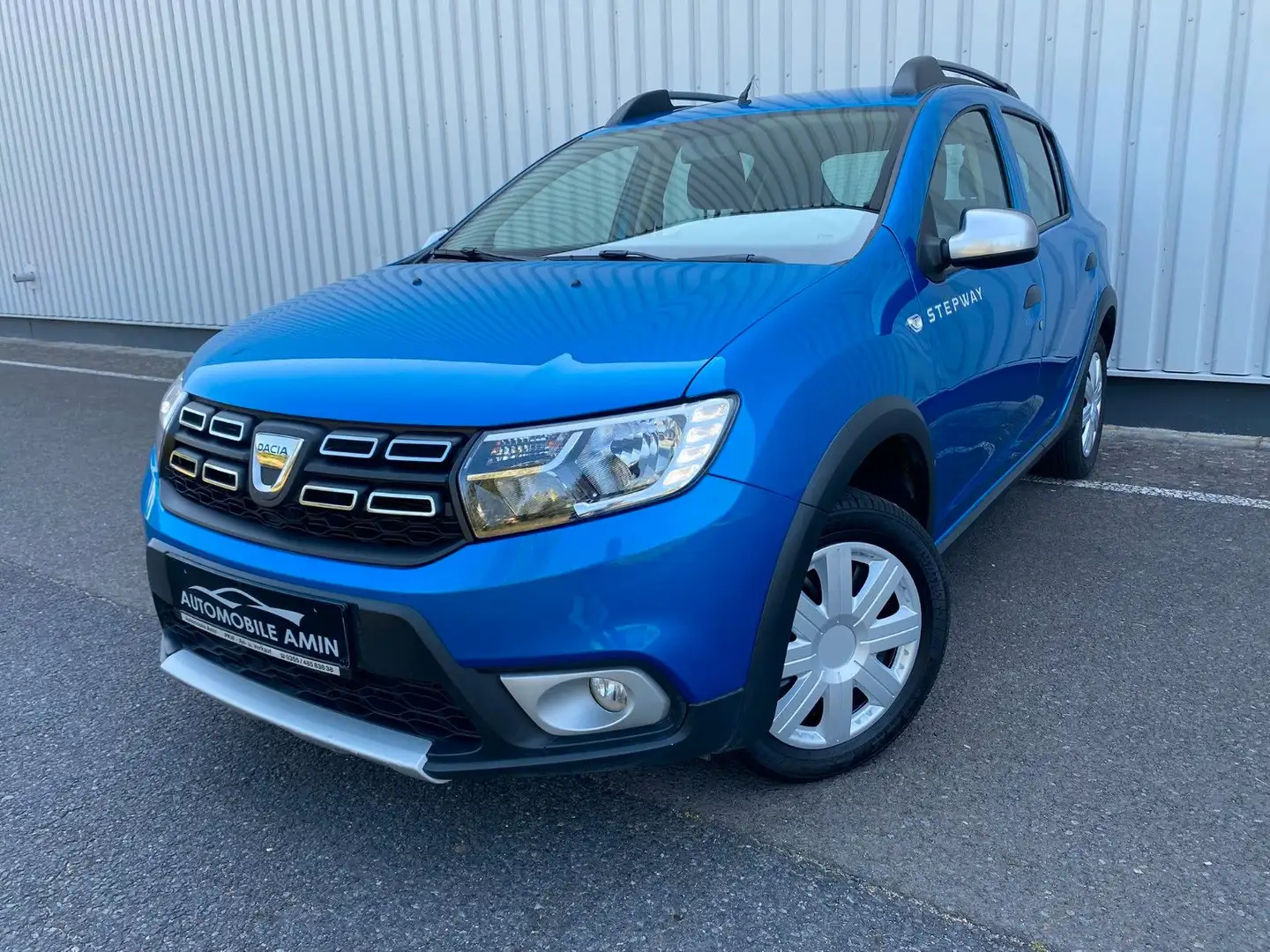Dacia Sandero II Stepway aus 1.Hand AHK Klima TÜV NEU Blau - 1