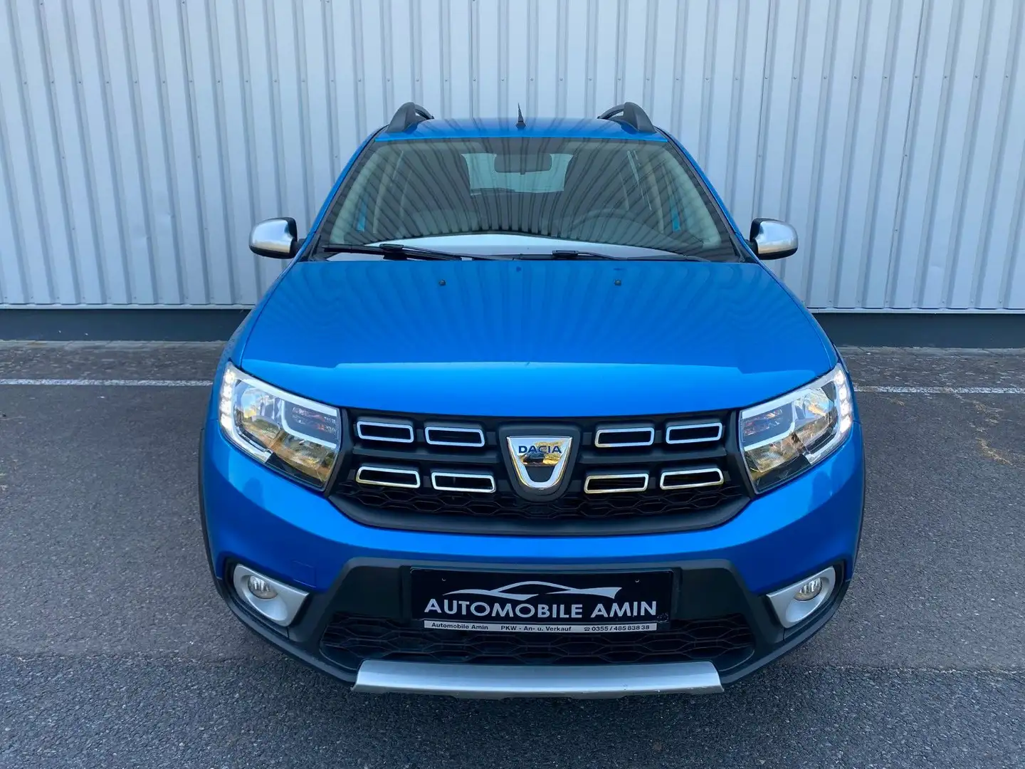 Dacia Sandero II Stepway aus 1.Hand AHK Klima TÜV NEU Blau - 2