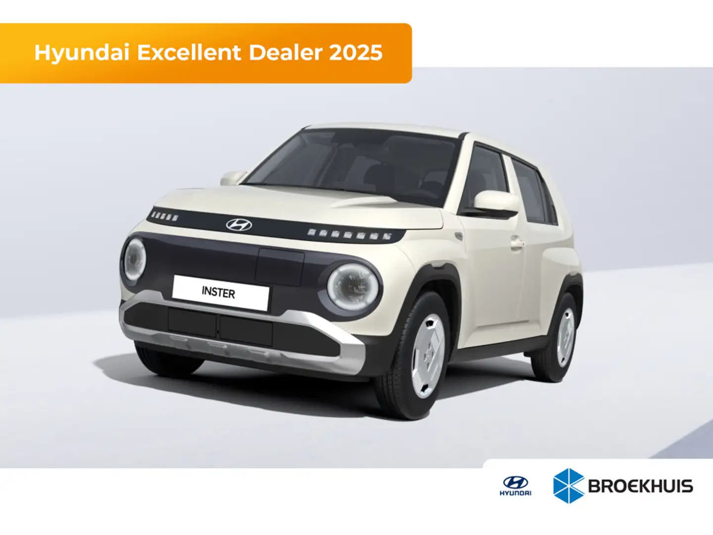 Hyundai Inster E-Motion Vanaf € 293,- p/m Private Lease | € 3500, Wit - 1