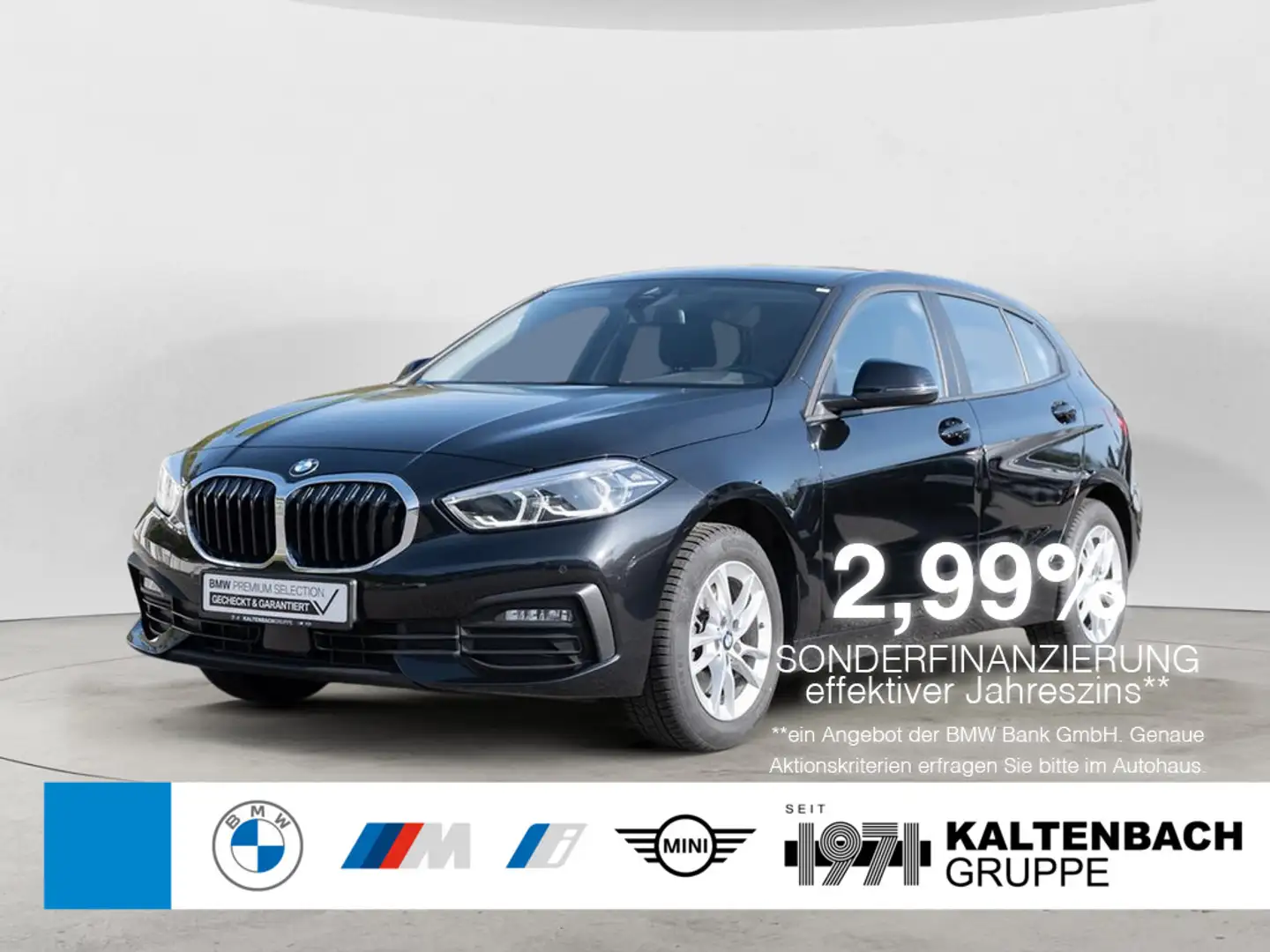 BMW 118 i Advantage LED ALUFELGEN LENKRADHZ. NAVI Zwart - 1