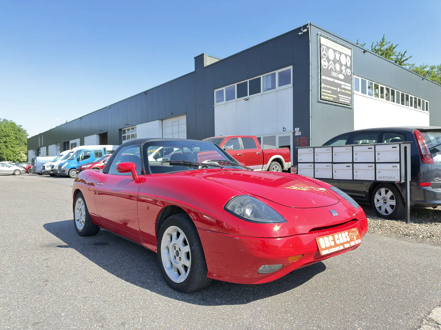 Fiat Barchetta Cabrio 1.8i benzine 16V met Hard top oldtimer. Rouge - 1