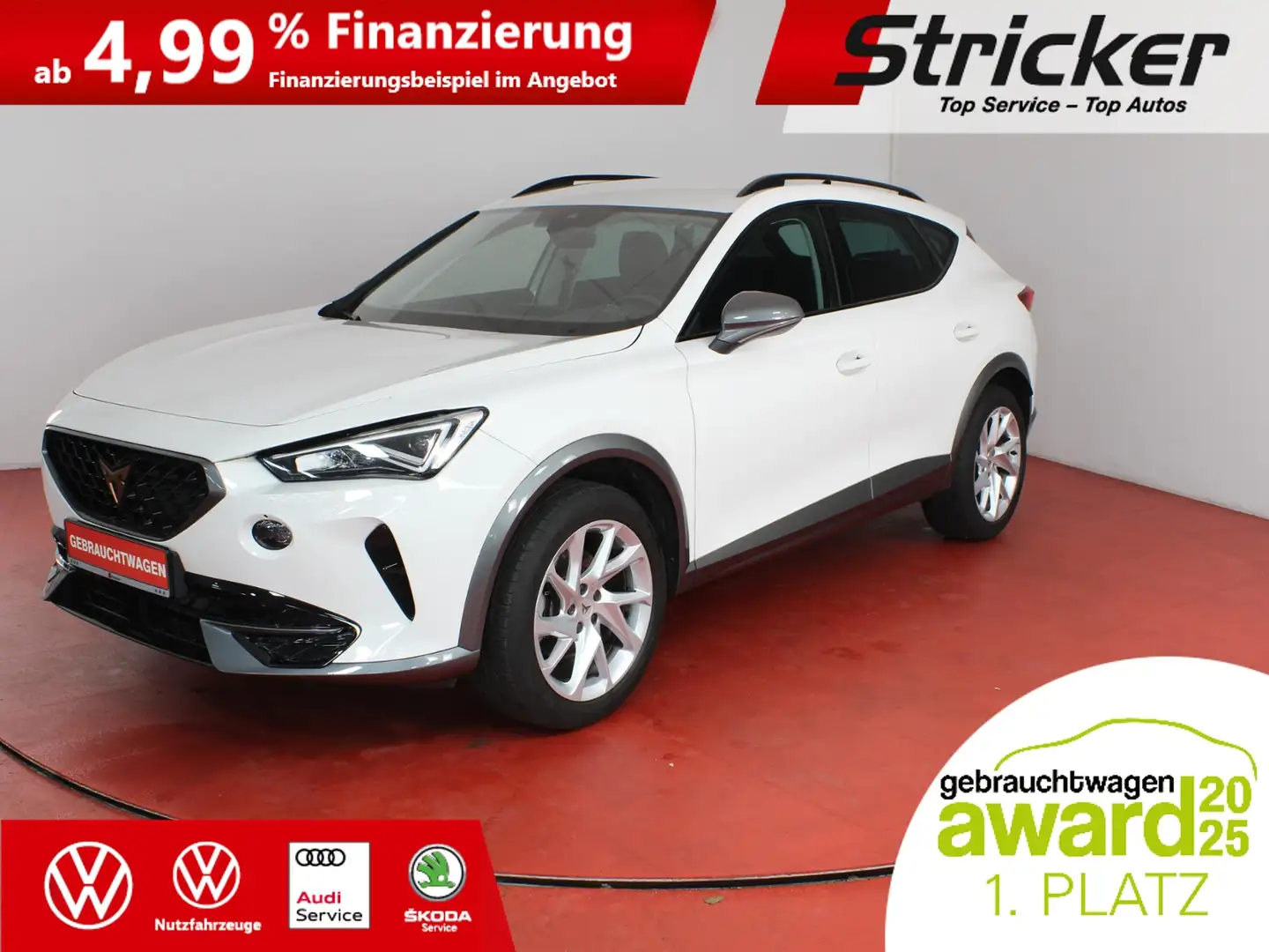 CUPRA Formentor 1.5TSI 247,-ohne Anzahlung Navi Sitzheizung Weiß - 1