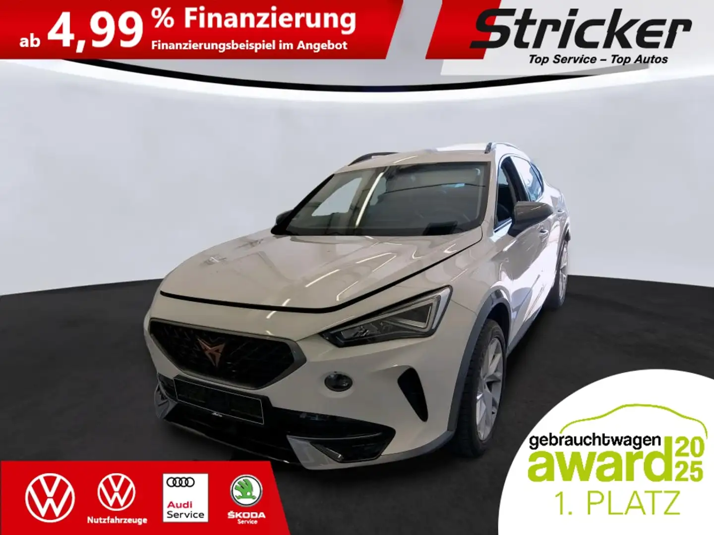 CUPRA Formentor 1.5TSI 249,-ohne Anzahlung Navi Sitzheizung Weiß - 1