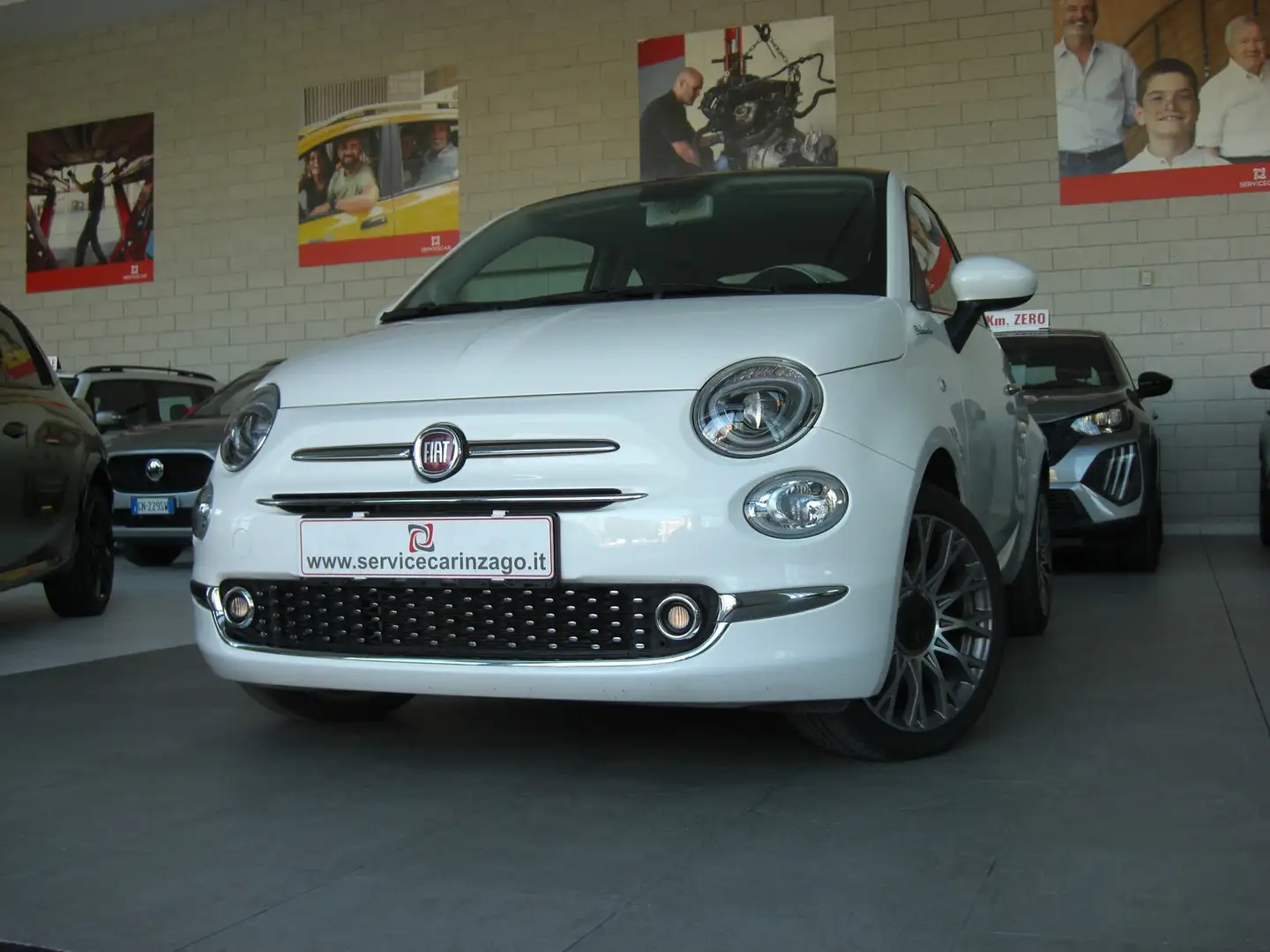 Fiat 500 1.0 Hybrid Dolcevita Alb - 2