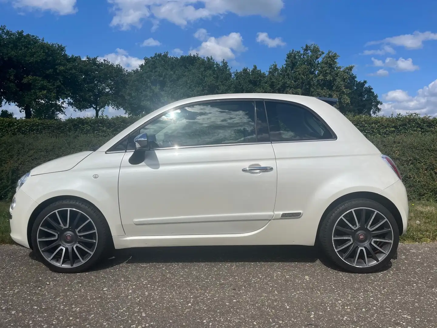 Fiat 500 500 1.2 Lounge, Parelmoer, semi automaat Fehér - 1