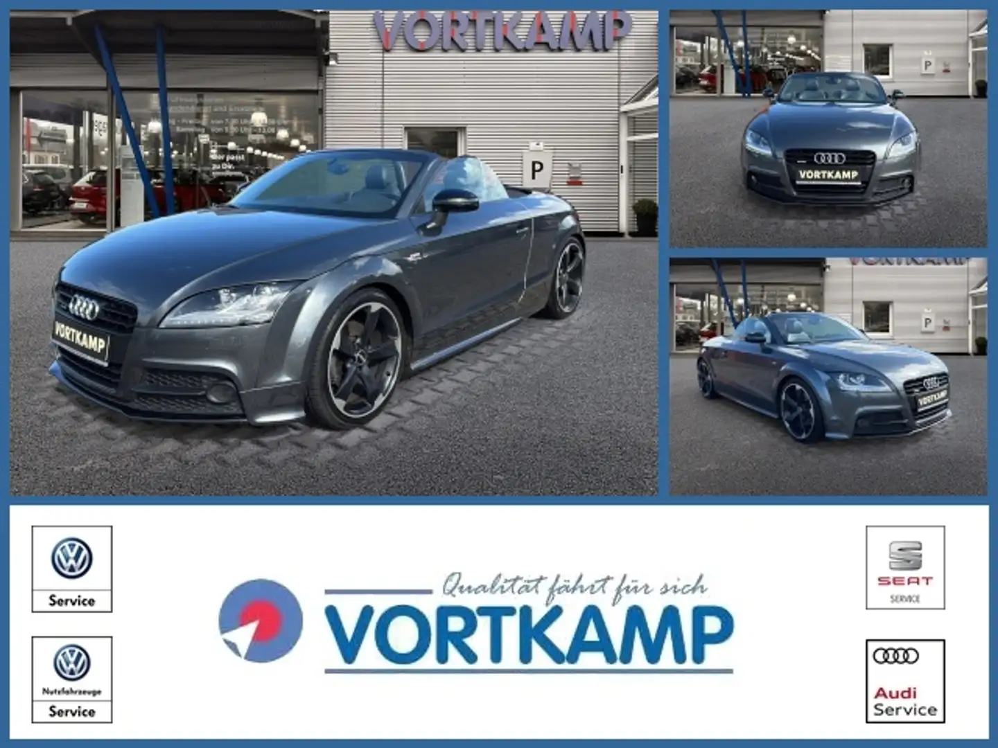 Audi TT Roadster quattro 2 X S-line BOSE XENON Gris - 1