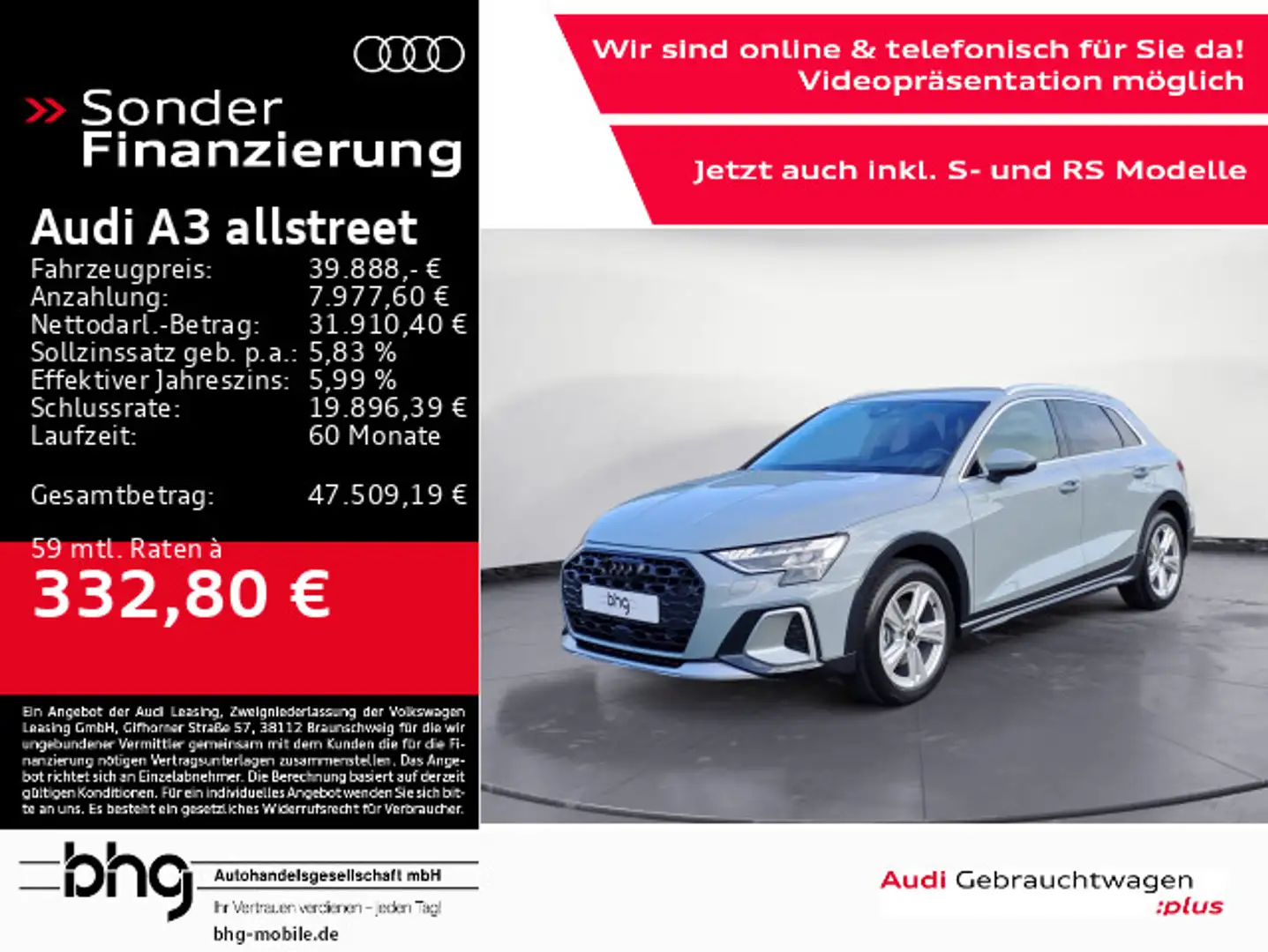 Audi A3 35 TFSI 110(150) kW(PS ) S tronic Grau - 1