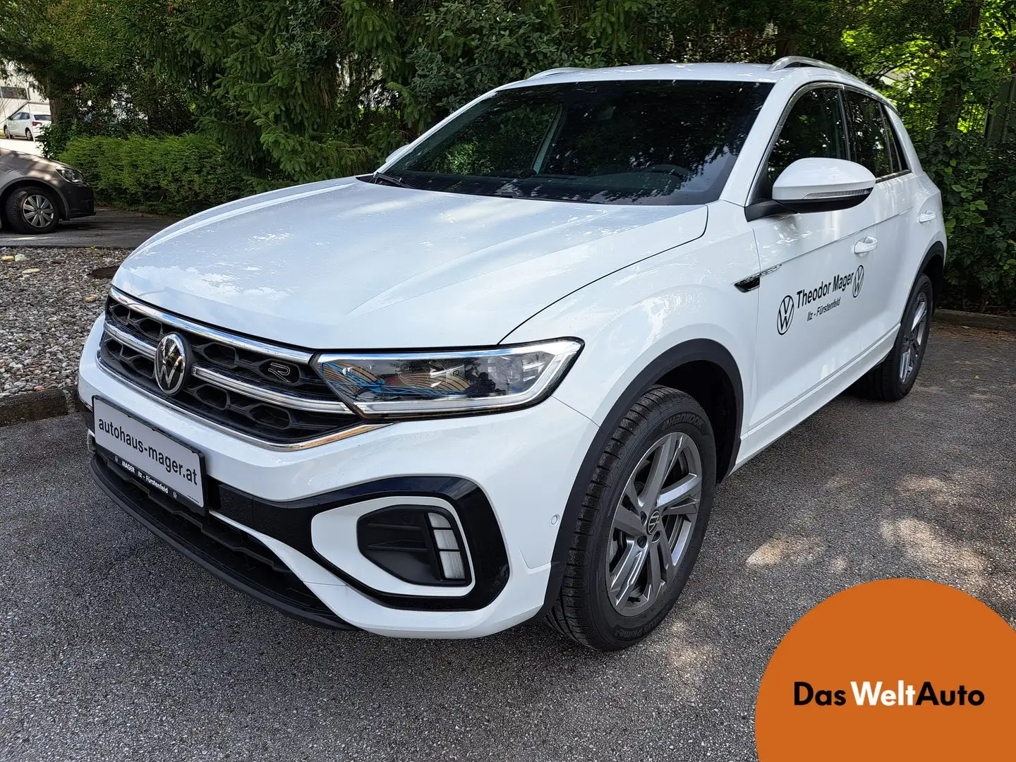 Volkswagen T-Roc R-Line TSI DSG Wit - 1