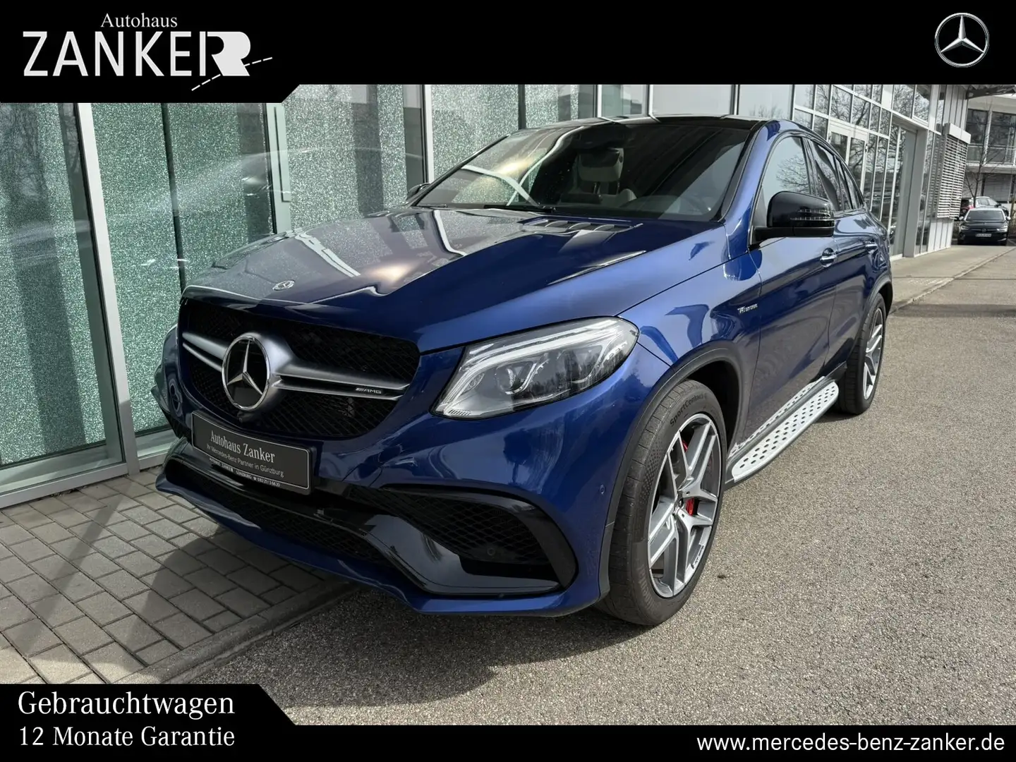 Mercedes-Benz GLE 63 AMG GLE 63 S AMG Coupe 4M PANO*AIRMATIC*STANDHEIZG* Modrá - 1