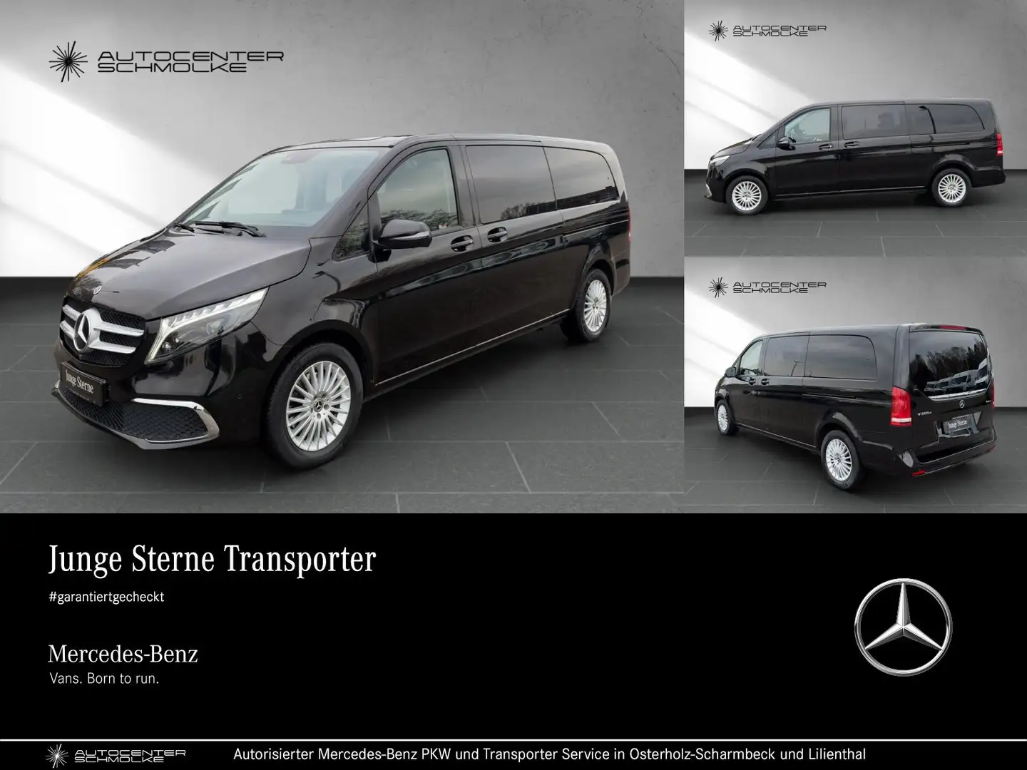 Mercedes-Benz V 300 V 300 d 4M AVANTGARDE EXTRALANG*360°*STANDHZ*AHK Schwarz - 1