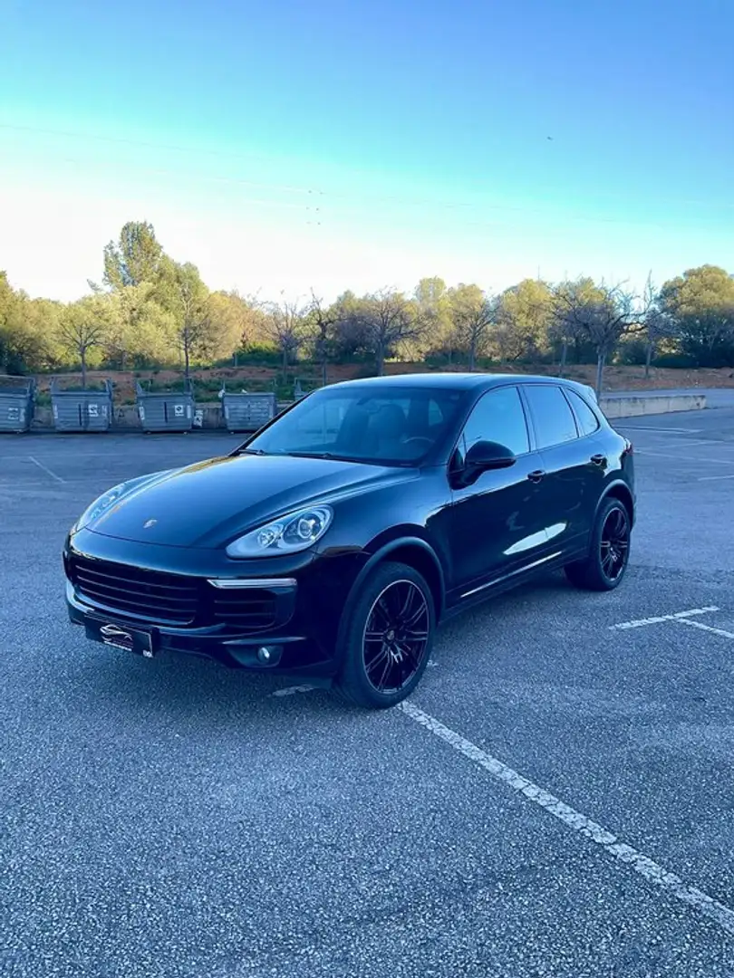 Porsche Cayenne Diesel Aut. Negro - 1
